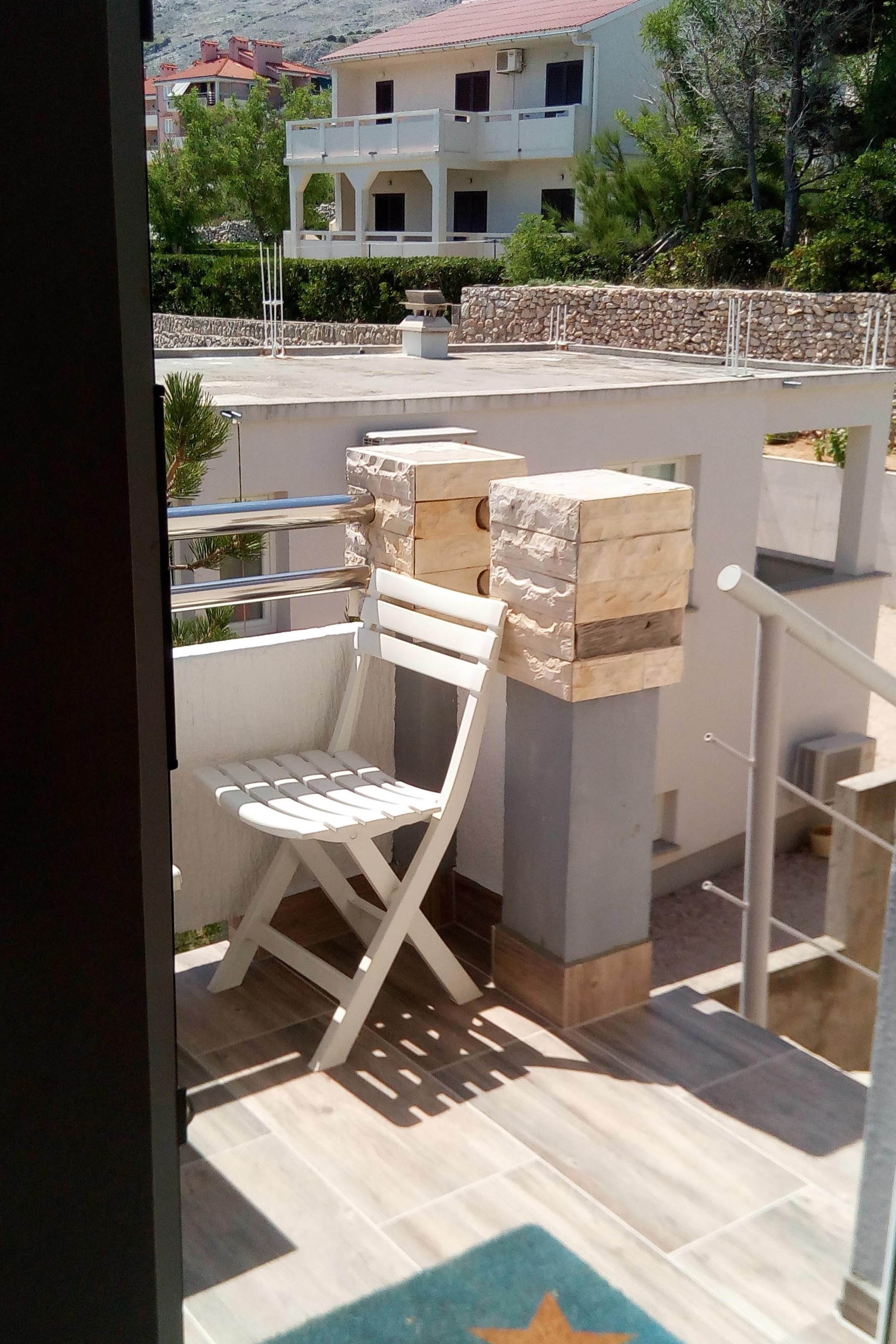 Two bedroom apartment with terrace and sea view Pag  A-a