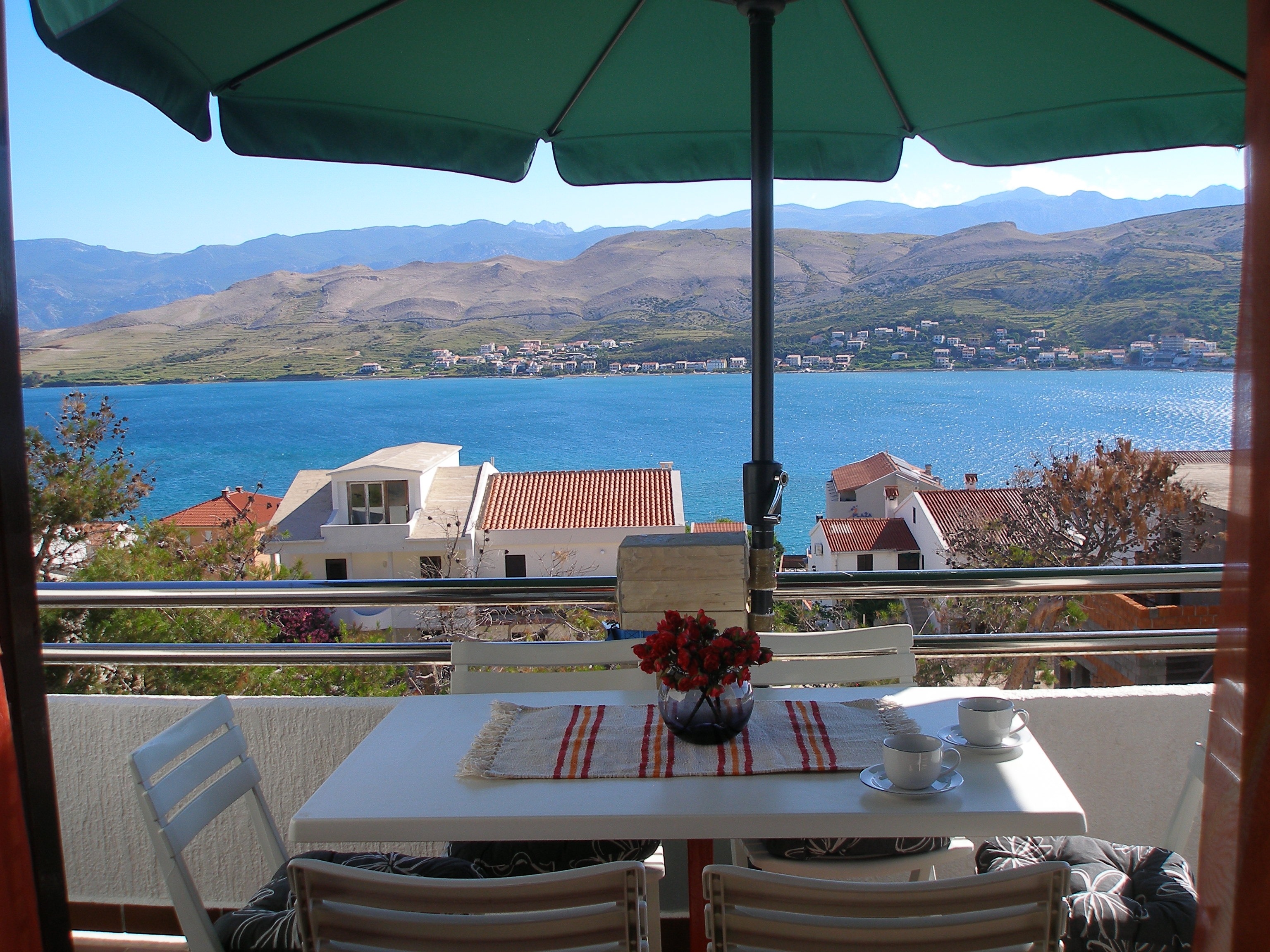 Two bedroom apartment with terrace and sea view Pag  A-a