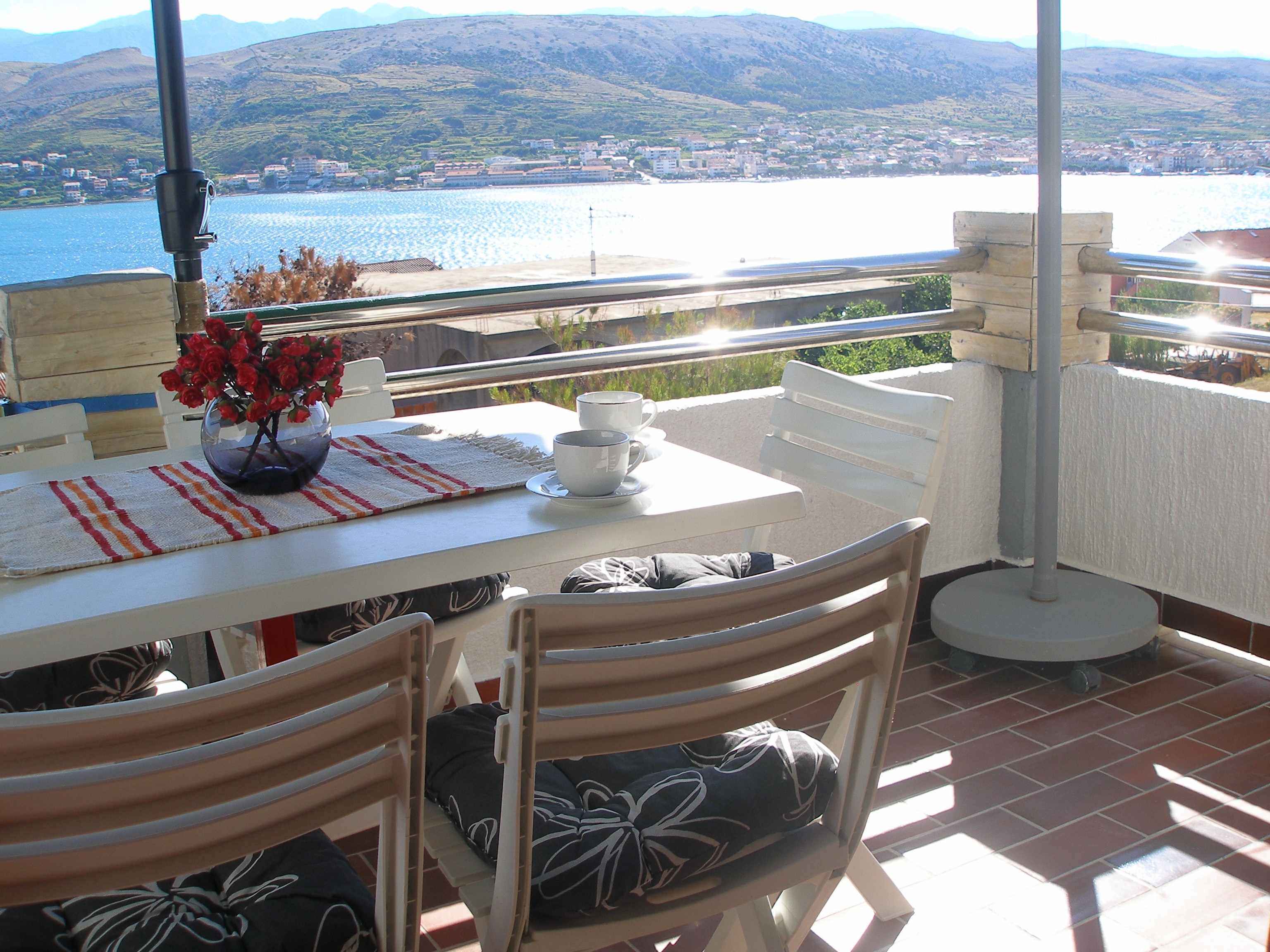 Two bedroom apartment with terrace and sea view Pag  A-a