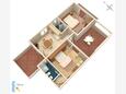 Supetarska Draga - Donja, Plan in the apartment, (pet friendly) and WiFi.