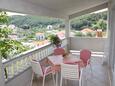 Supetarska Draga - Donja, Terrasse dans l’hébergement en type apartment, avec la vue sur la mer, animaux acceptés et WiFi.