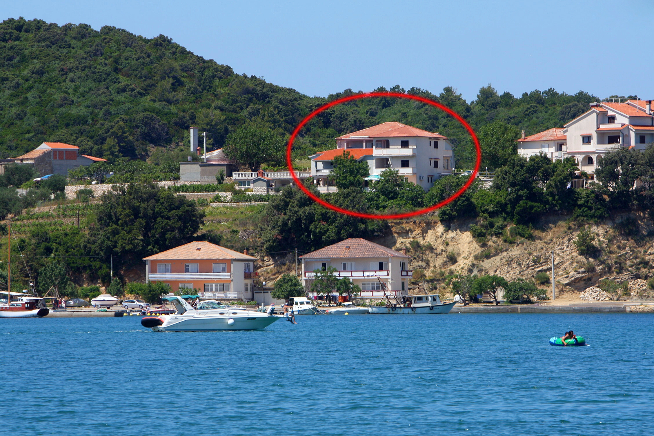 Studio flat with balcony and sea view Supetarska Draga - Donja, Rab  AS-e