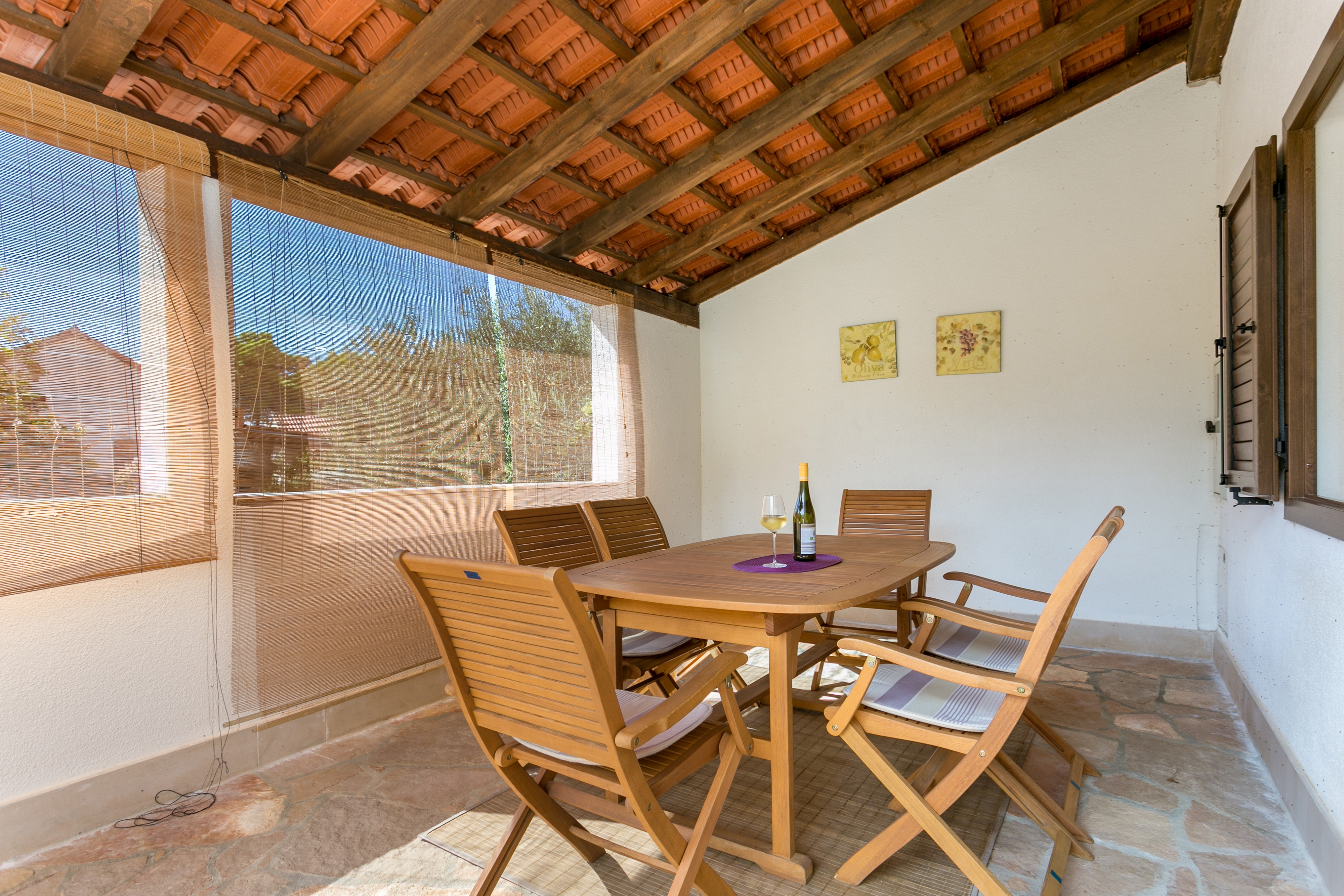 Two bedroom house with terrace Milna, Brač  K
