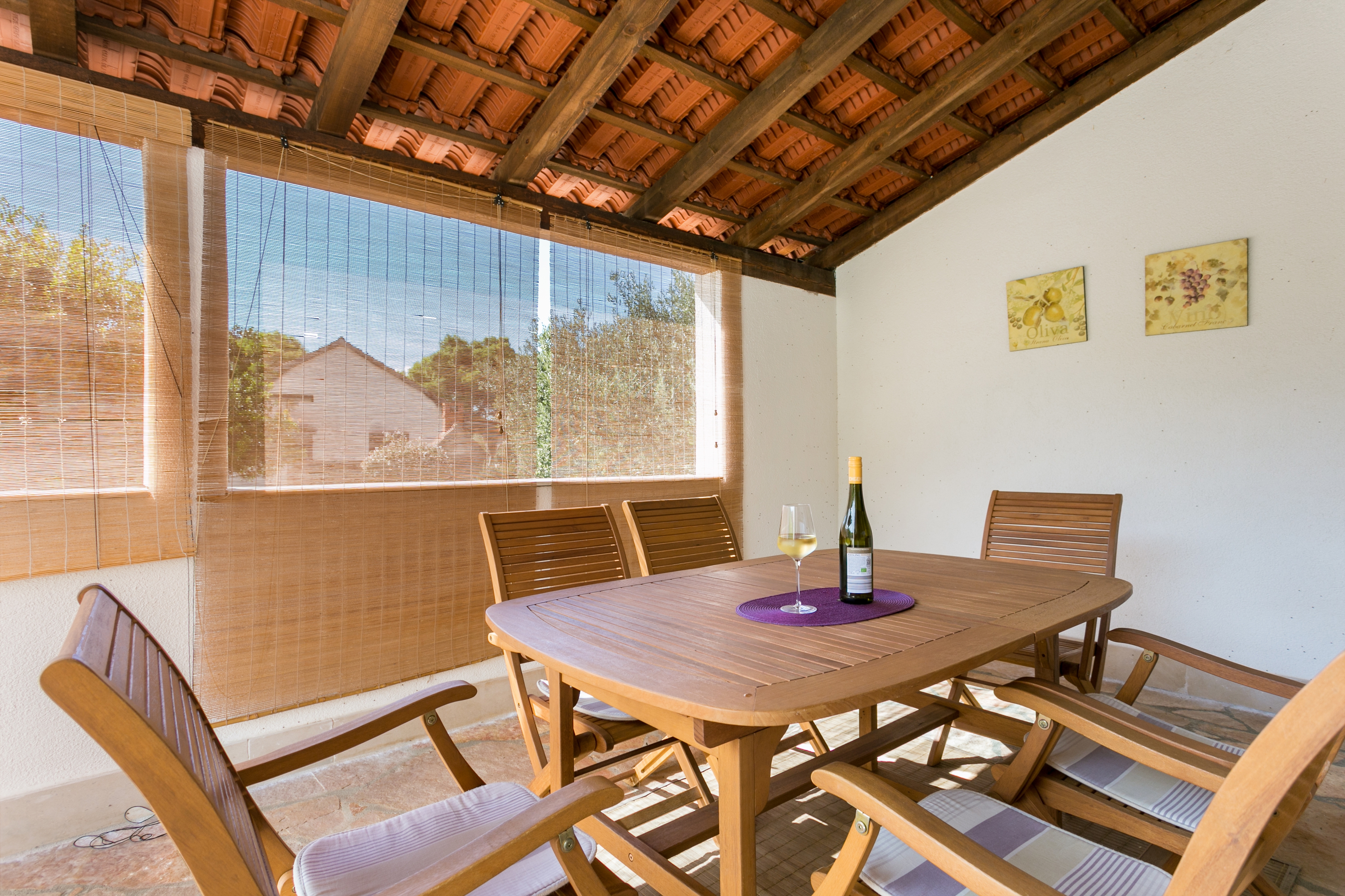 Two bedroom house with terrace Milna, Brač  K