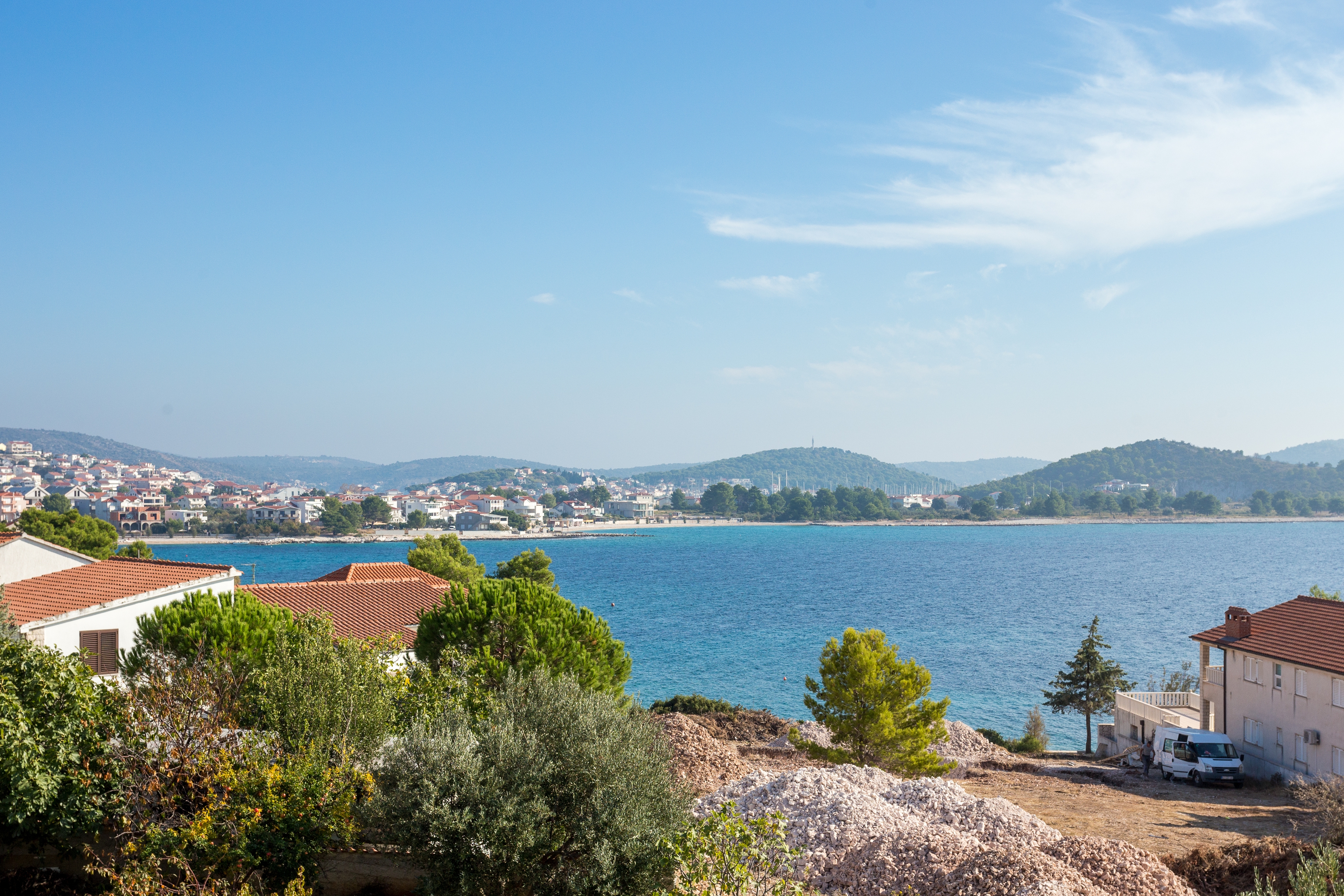 One bedroom apartment with terrace and sea view Rogoznica  A-c