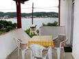 Supetarska Draga - Gornja, Terrace 1 in the apartment, with a sea view, (pet friendly) and WiFi.