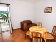 Supetarska Draga - Gornja, Dining room in the apartment, air condition available, (pet friendly) and WiFi.