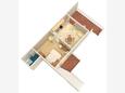 Supetarska Draga - Gornja, Plan in the apartment, (pet friendly) and WiFi.