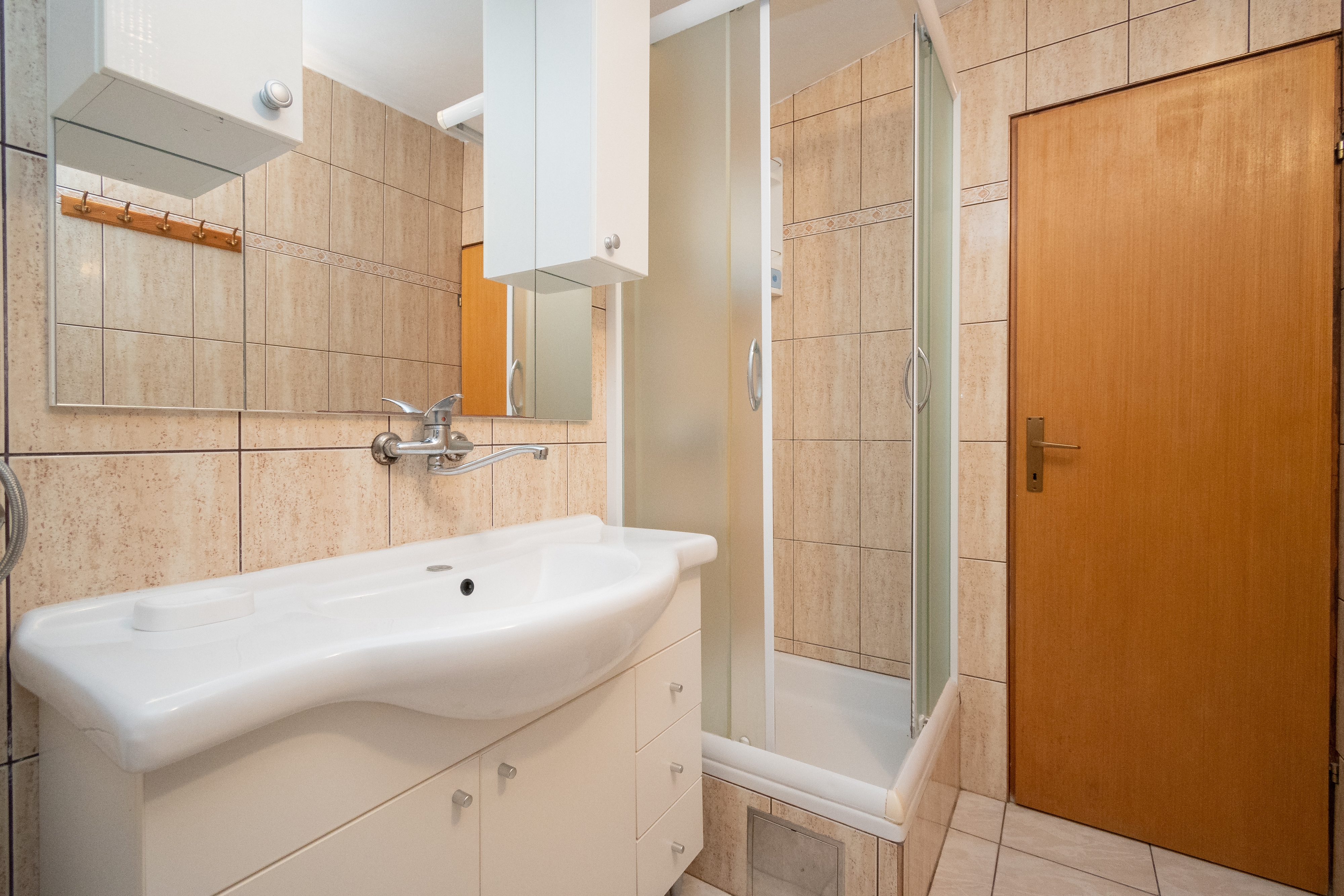 Three bedroom apartment with terrace and sea view Vir  A-a