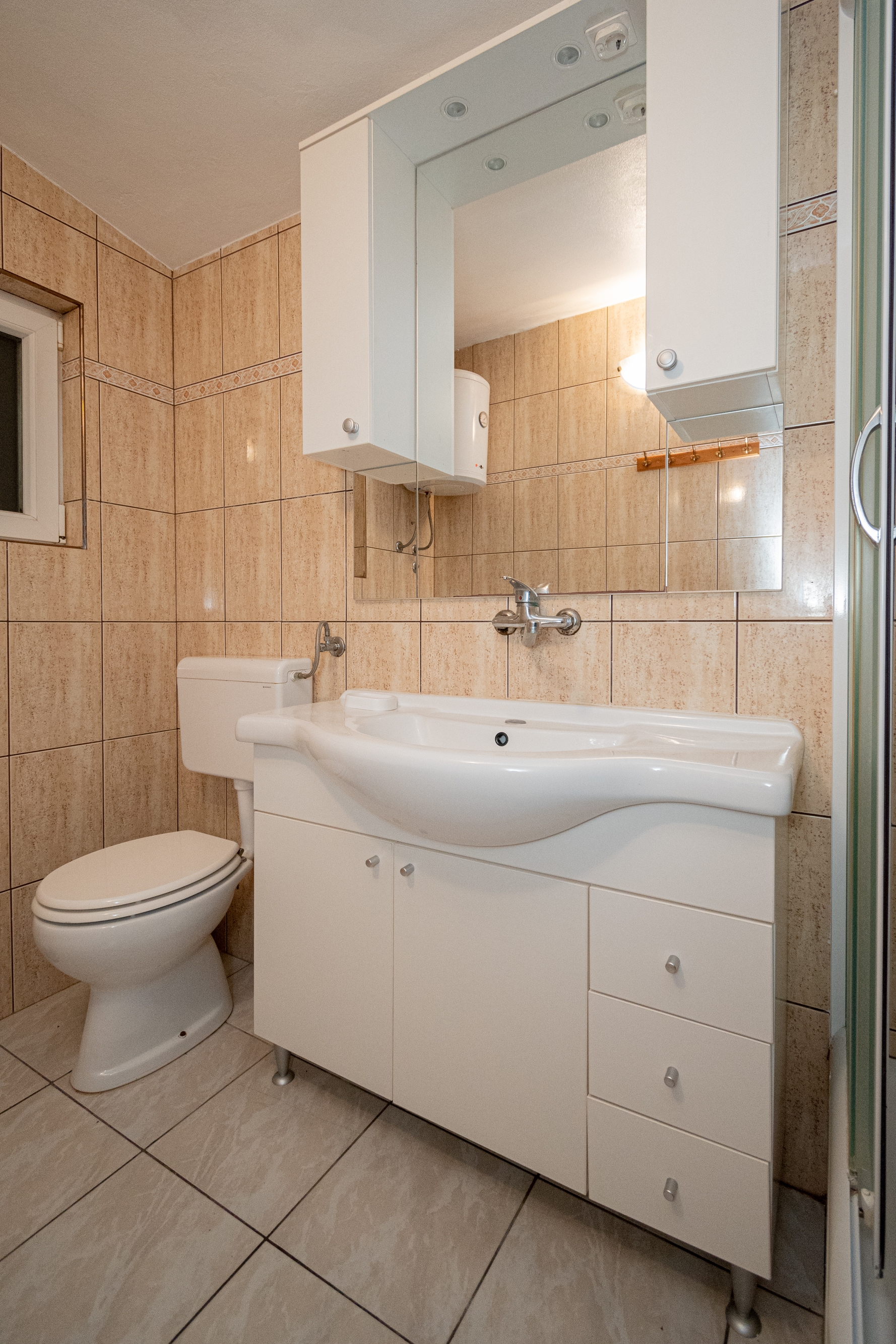 Three bedroom apartment with terrace and sea view Vir  A-a