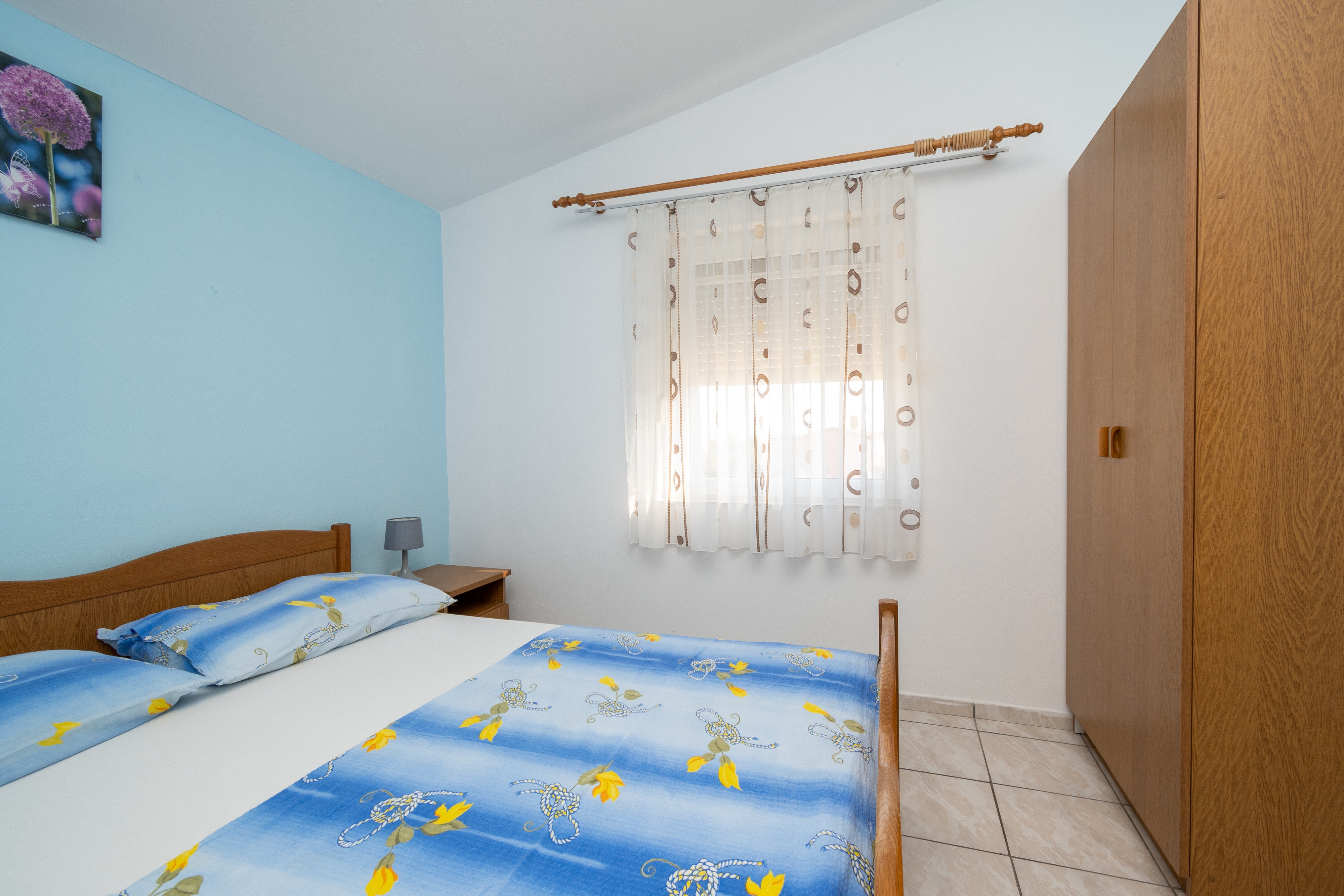 Three bedroom apartment with terrace and sea view Vir  A-a