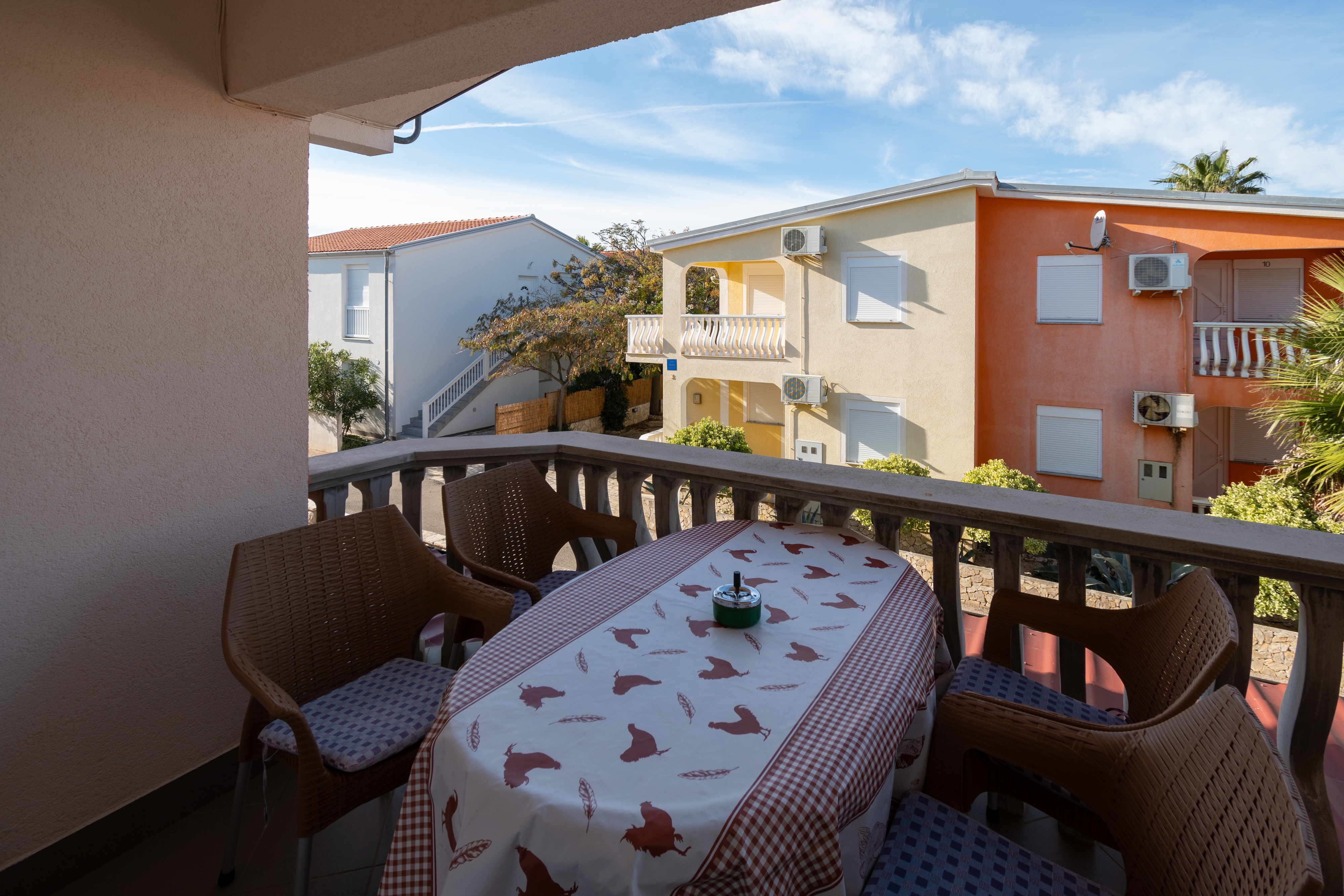 Three bedroom apartment with terrace and sea view Vir  A-a
