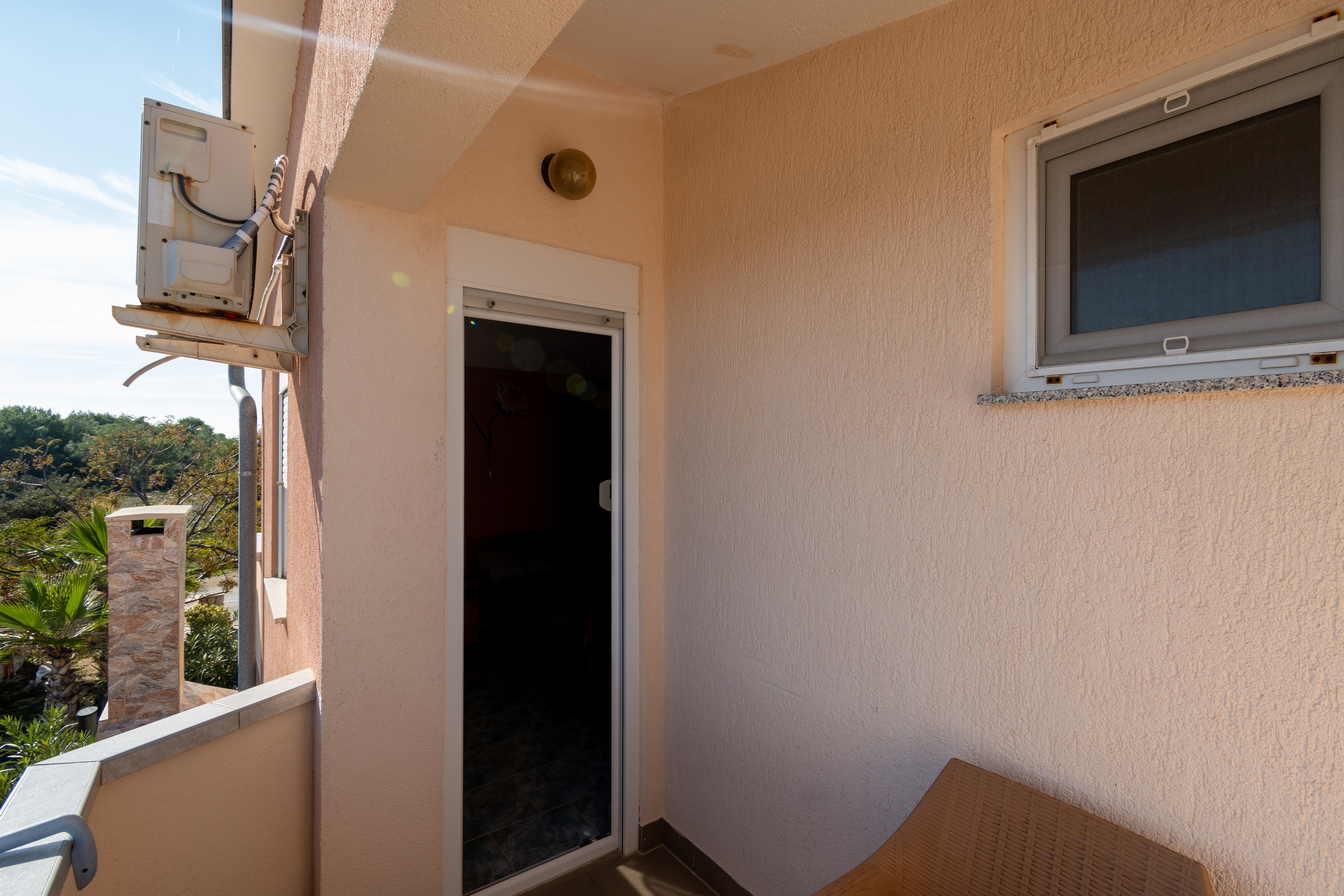 Studio flat with balcony Vir  AS-d