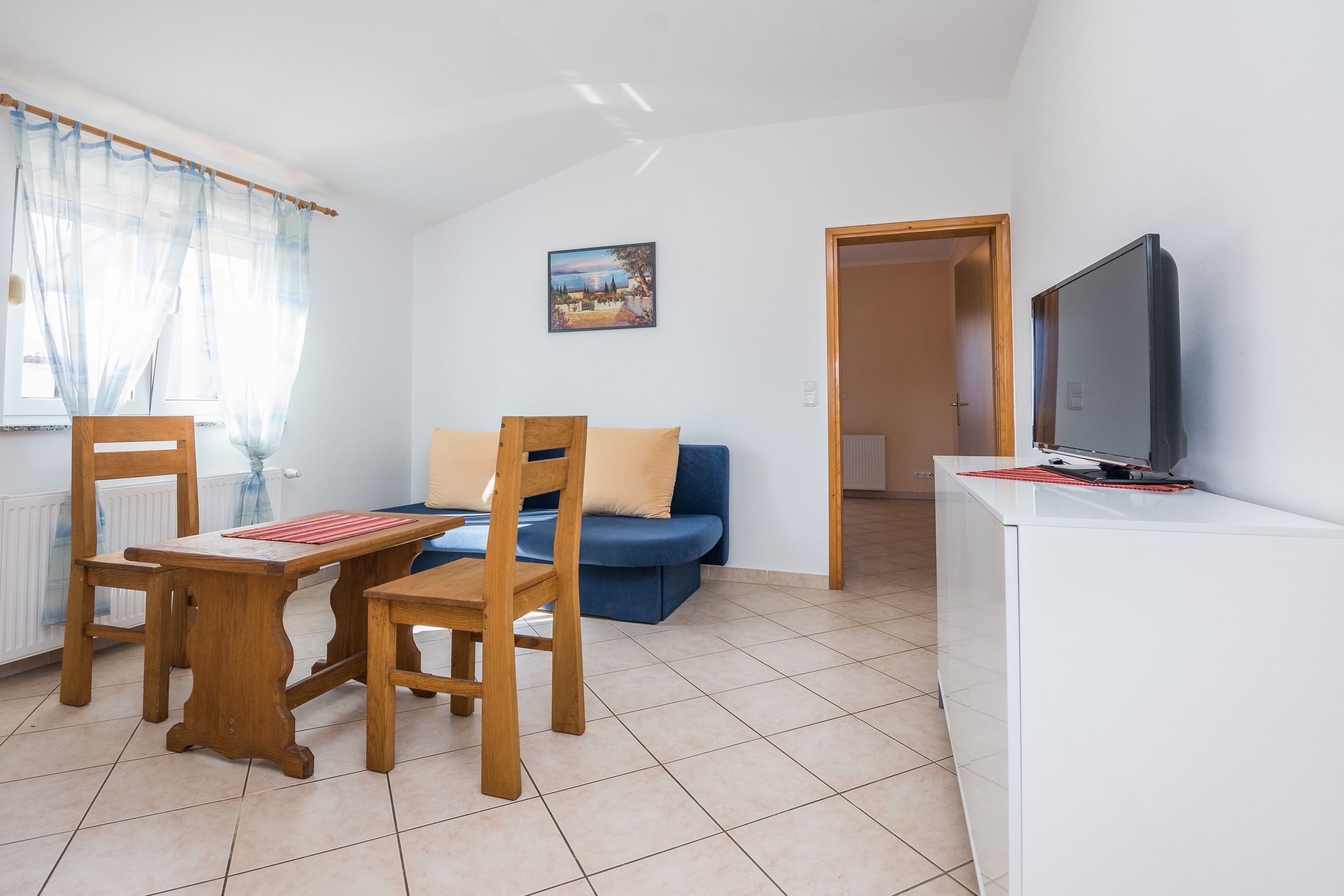 One bedroom apartment with air-conditioning Vir (A-20201-a)