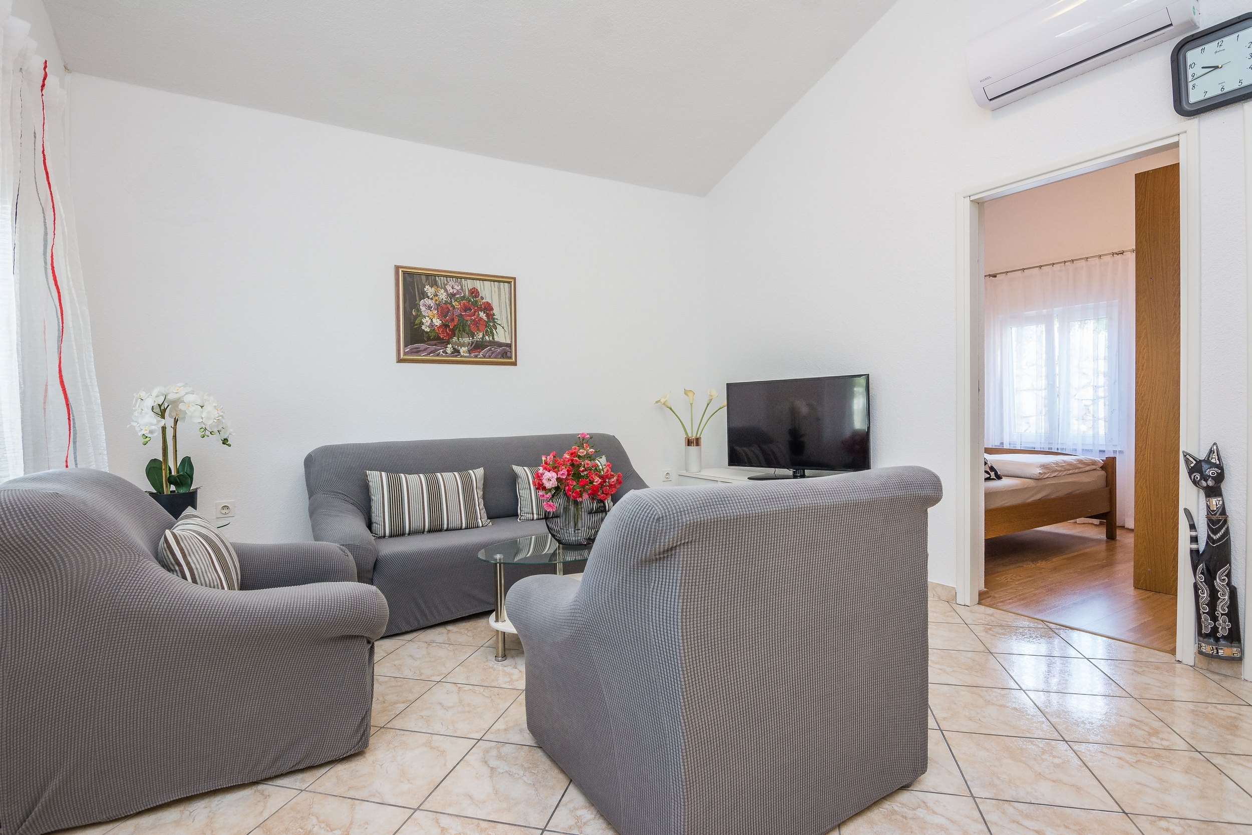 Two bedroom apartment near beach Vir - Lozice, Vir (A-20202-a)