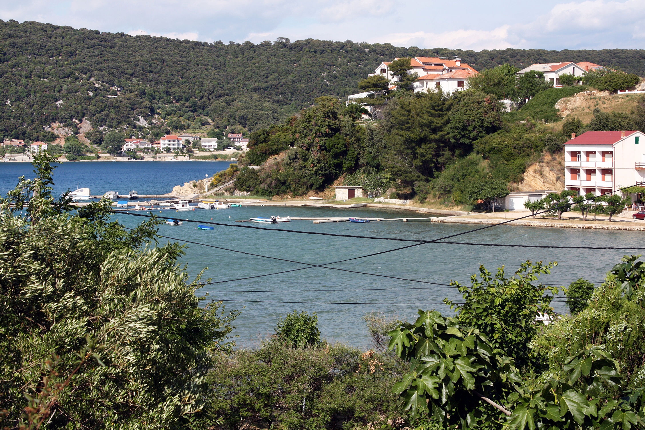 One bedroom apartment with terrace and sea view Supetarska Draga - Donja, Rab  A-b