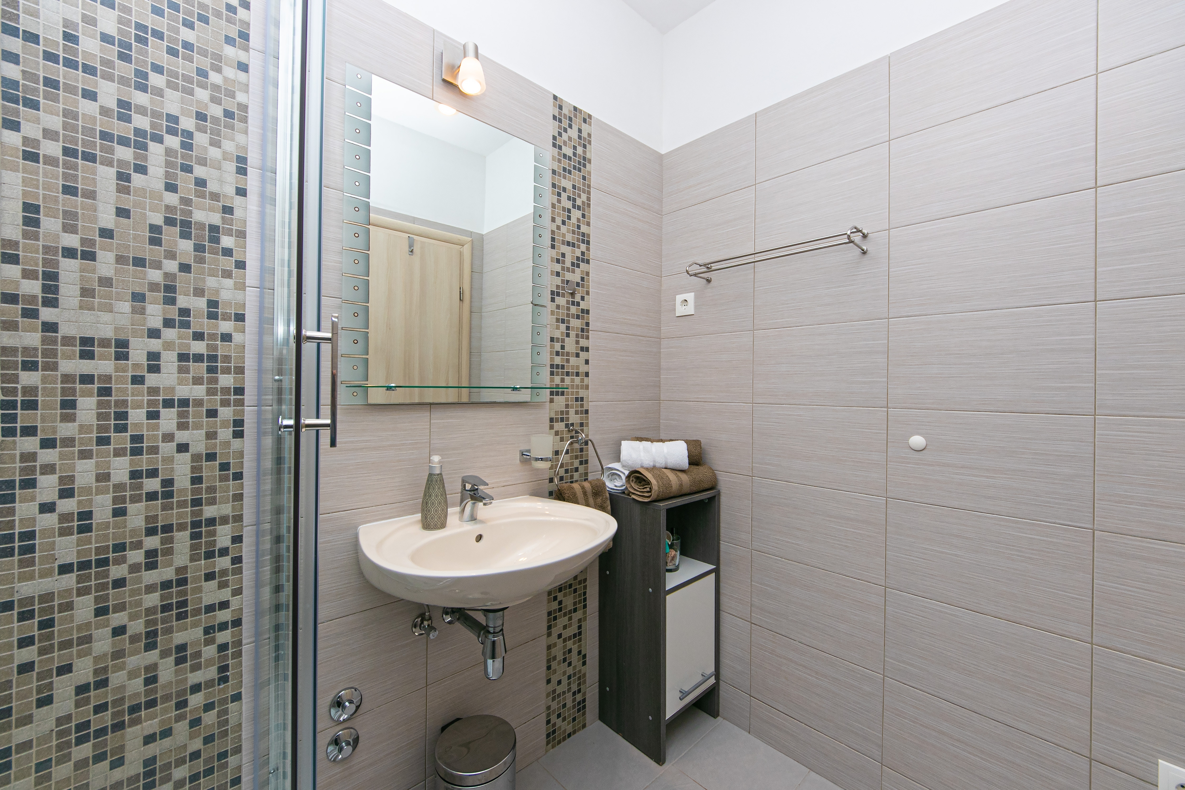 One bedroom apartment with terrace and sea view Brela, Makarska  A-a