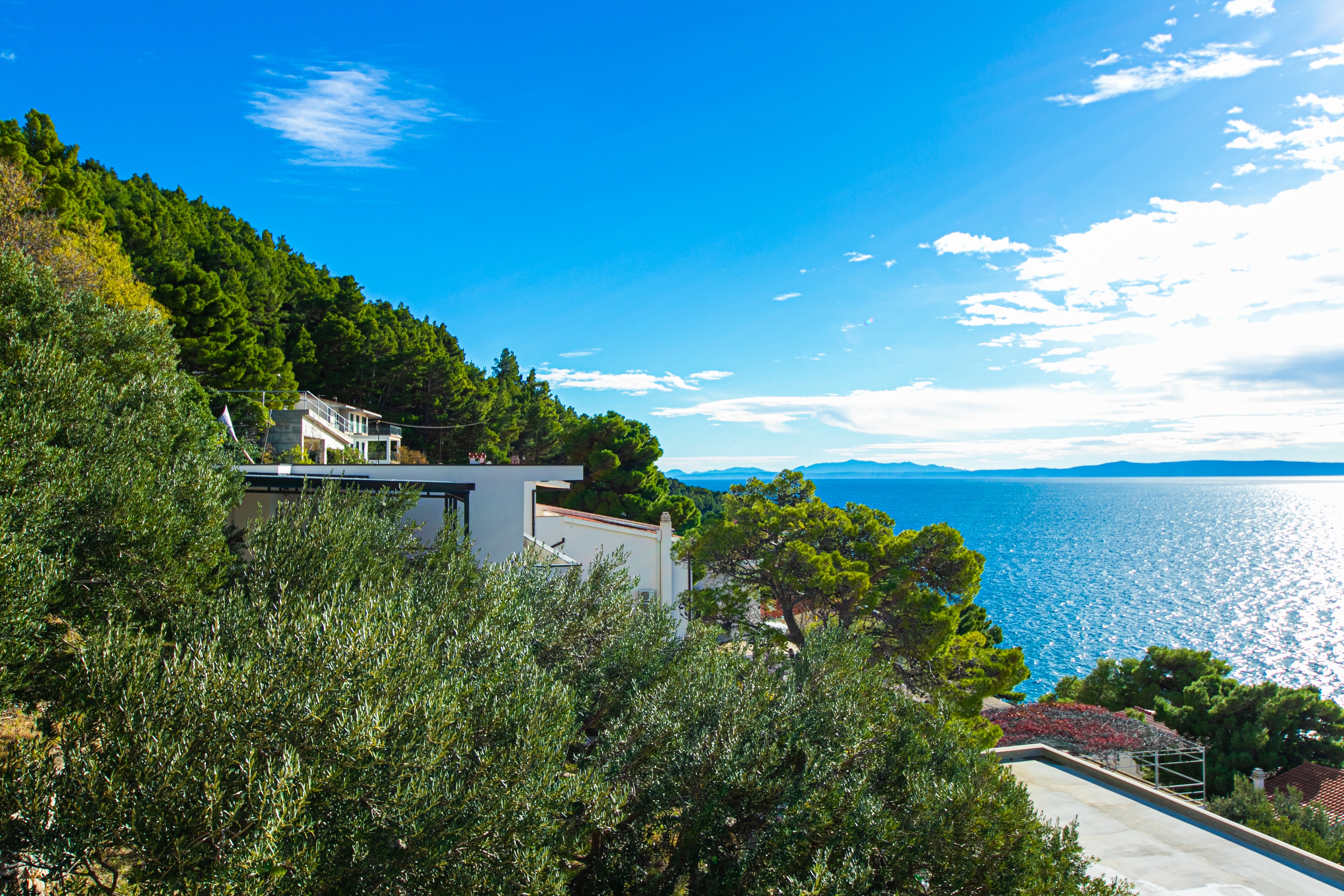 Two bedroom apartment with terrace and sea view Brela, Makarska  A-a
