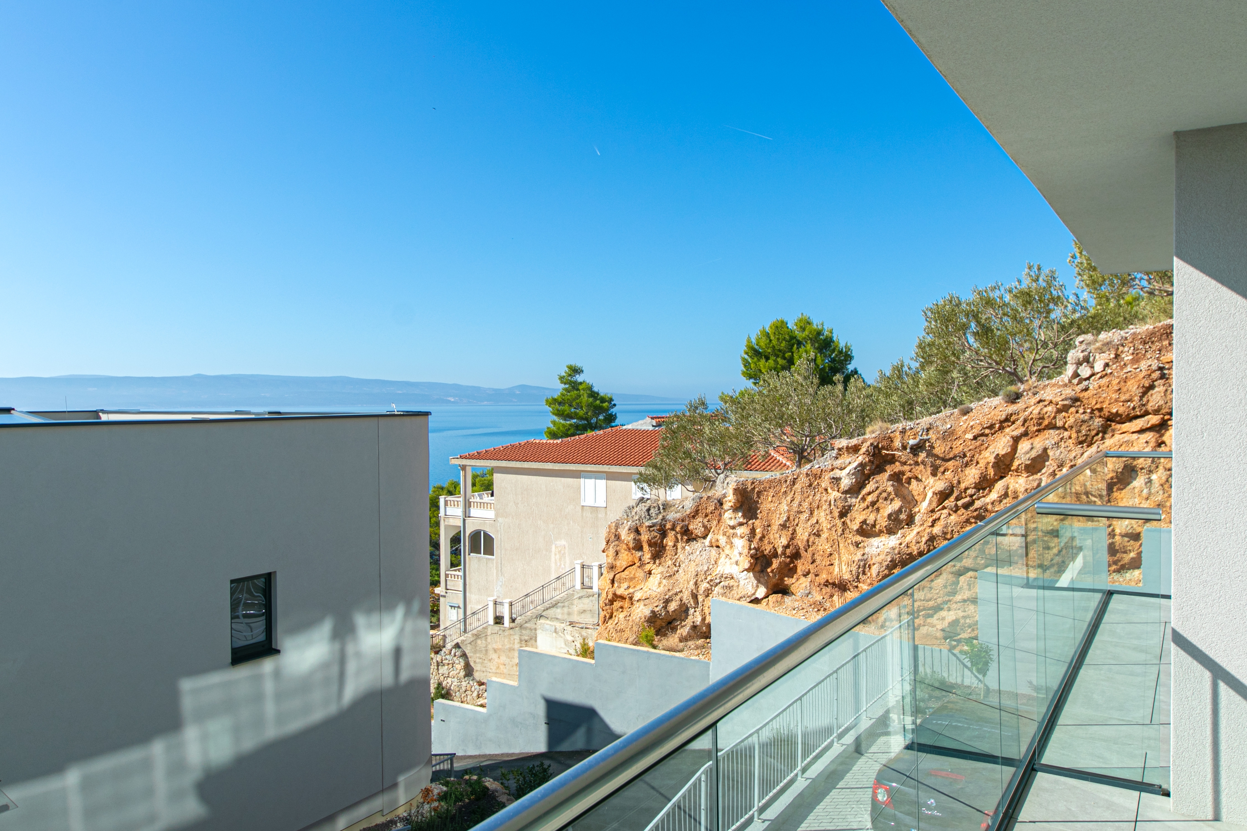 Two bedroom apartment with terrace and sea view Brela, Makarska  A-a