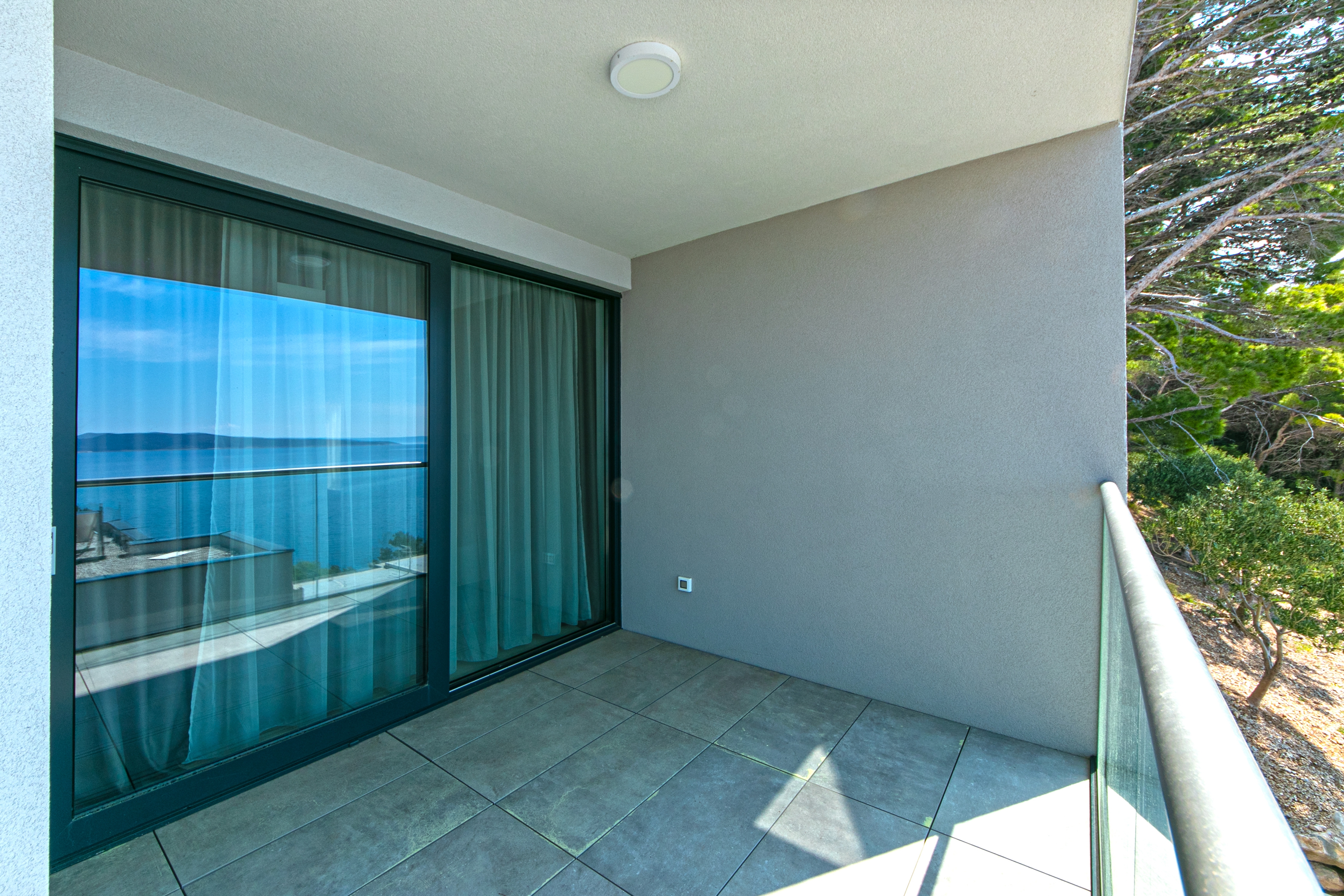 Two bedroom apartment with terrace and sea view Brela, Makarska  A-c