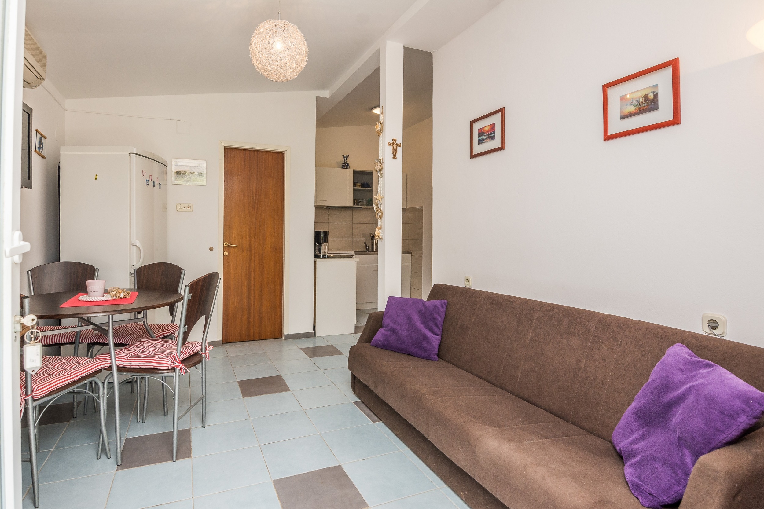 Two bedroom apartment with terrace Vir (A-20233-a)