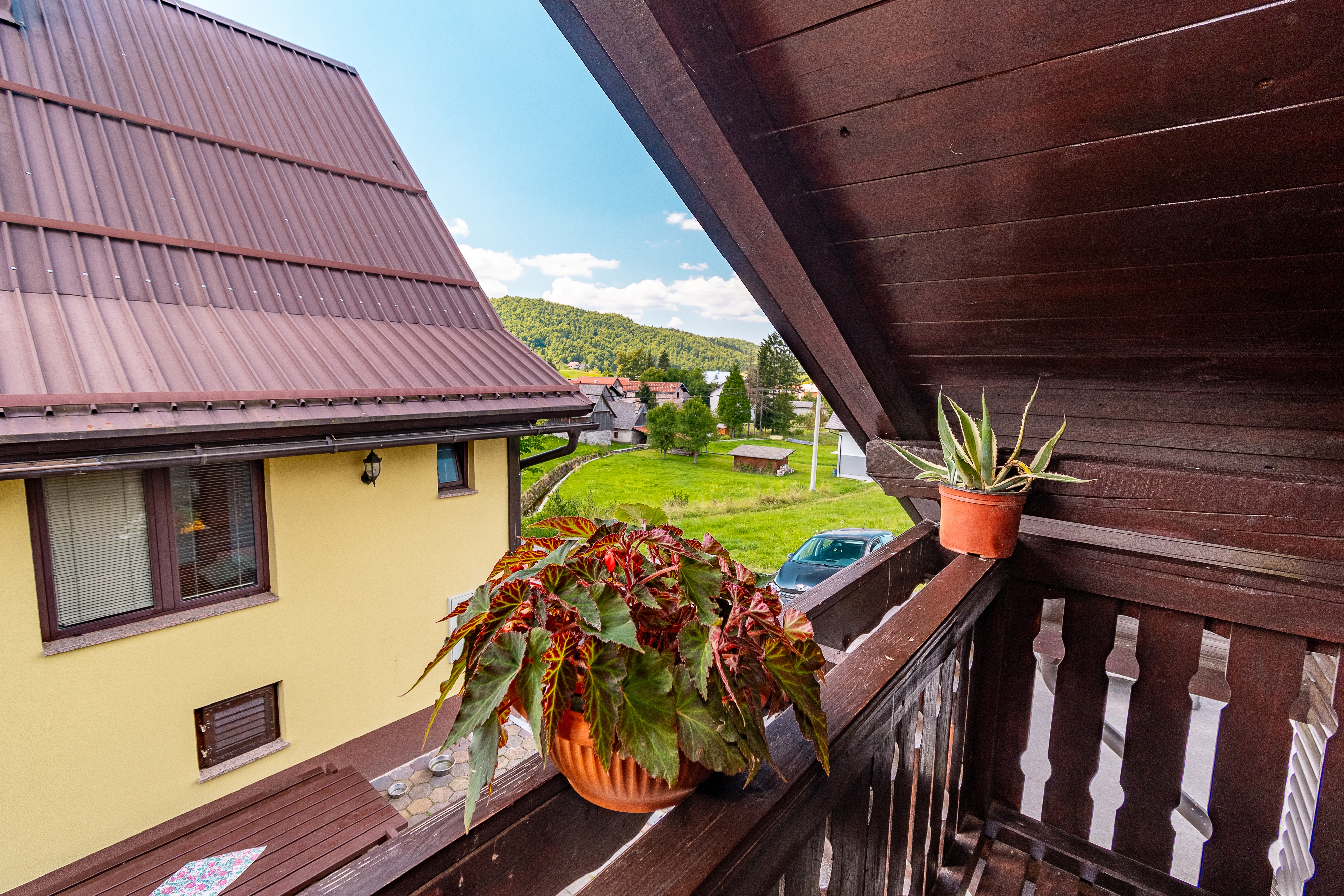 One bedroom apartment with terrace Prezid, Gorski kotar  A-a