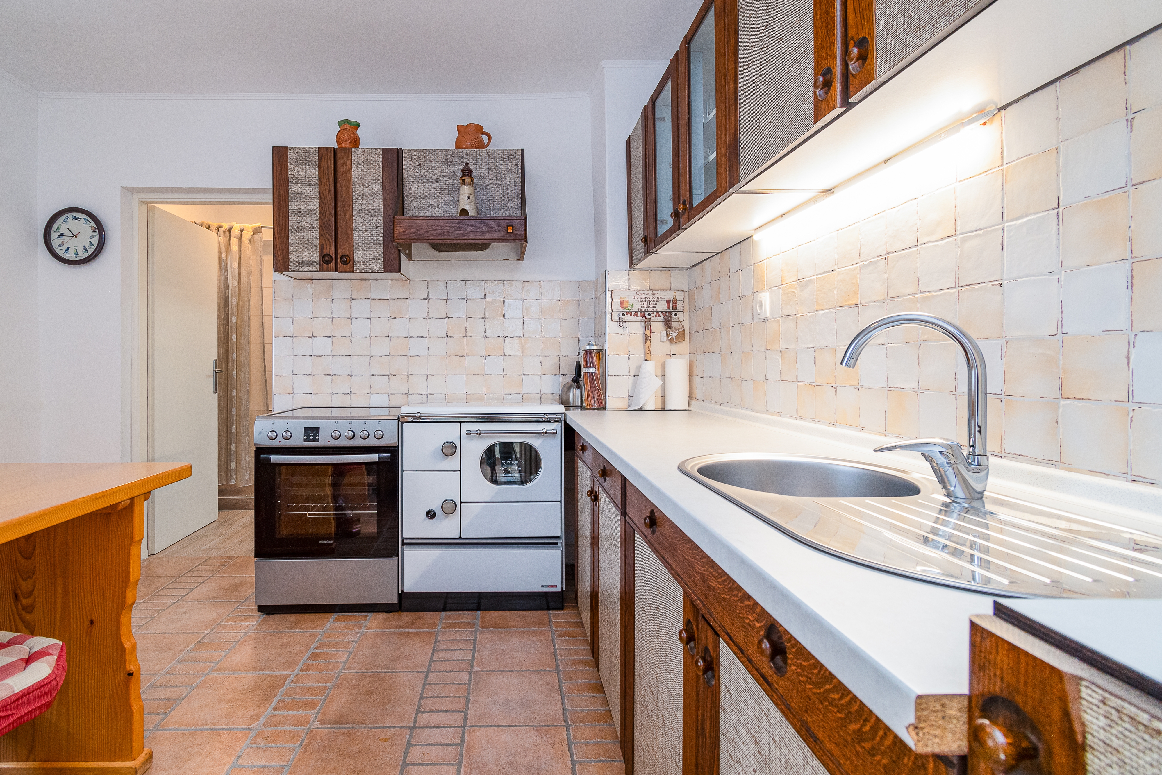One bedroom apartment with terrace Prezid, Gorski kotar  A-b