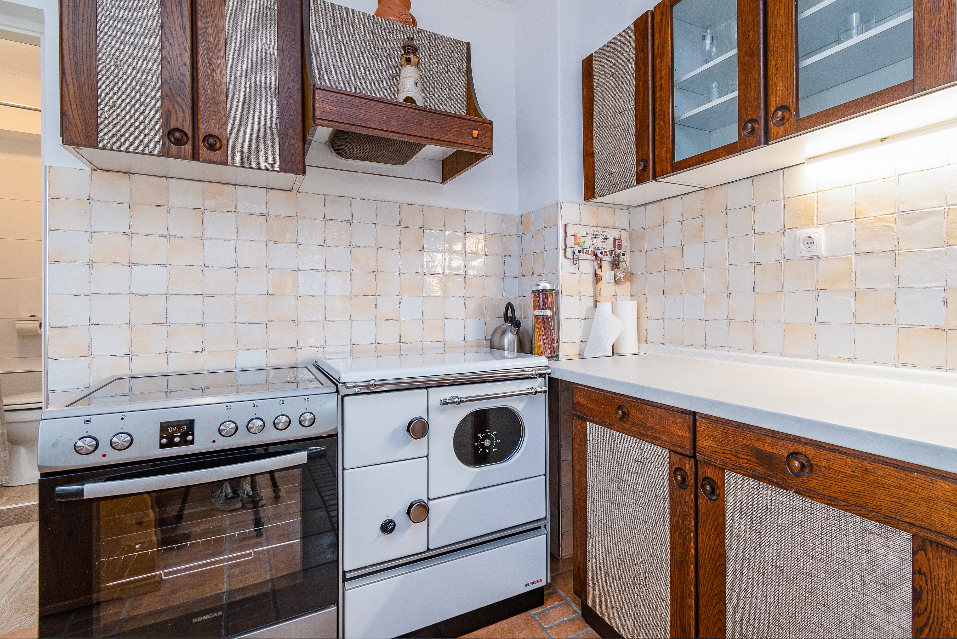 One bedroom apartment with terrace Prezid, Gorski kotar  A-b