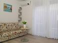 Obývací pokoj Podstrana, Obývací pokoj v ubytování typu apartment, s klimatizací a WiFi.