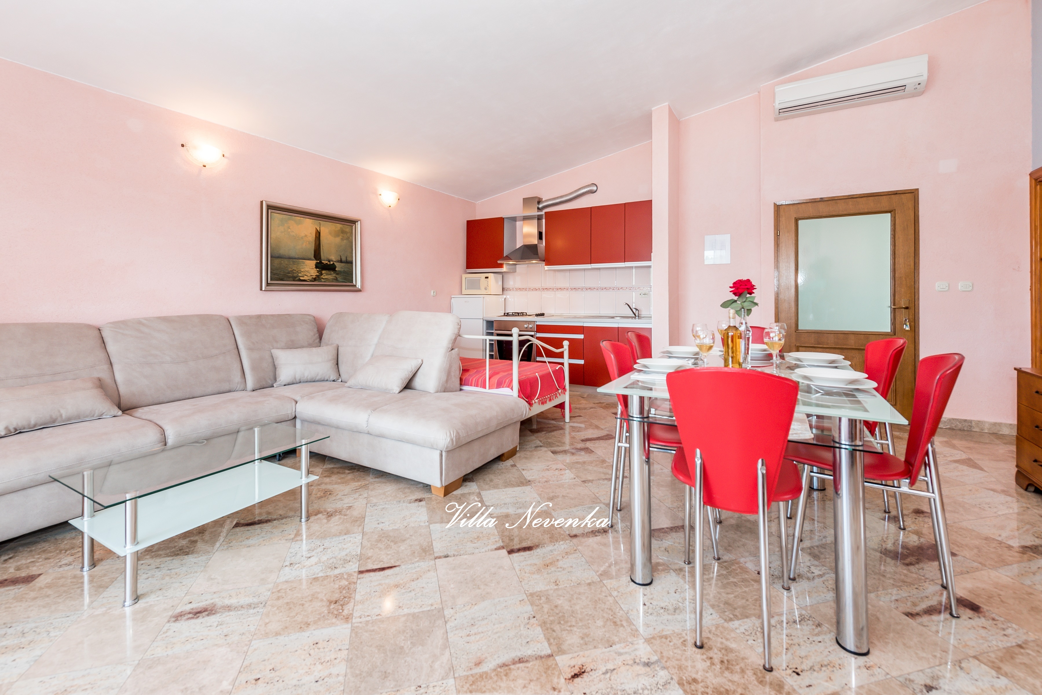 Two bedroom apartment with terrace and sea view Kanica, Rogoznica (A-20298-a)