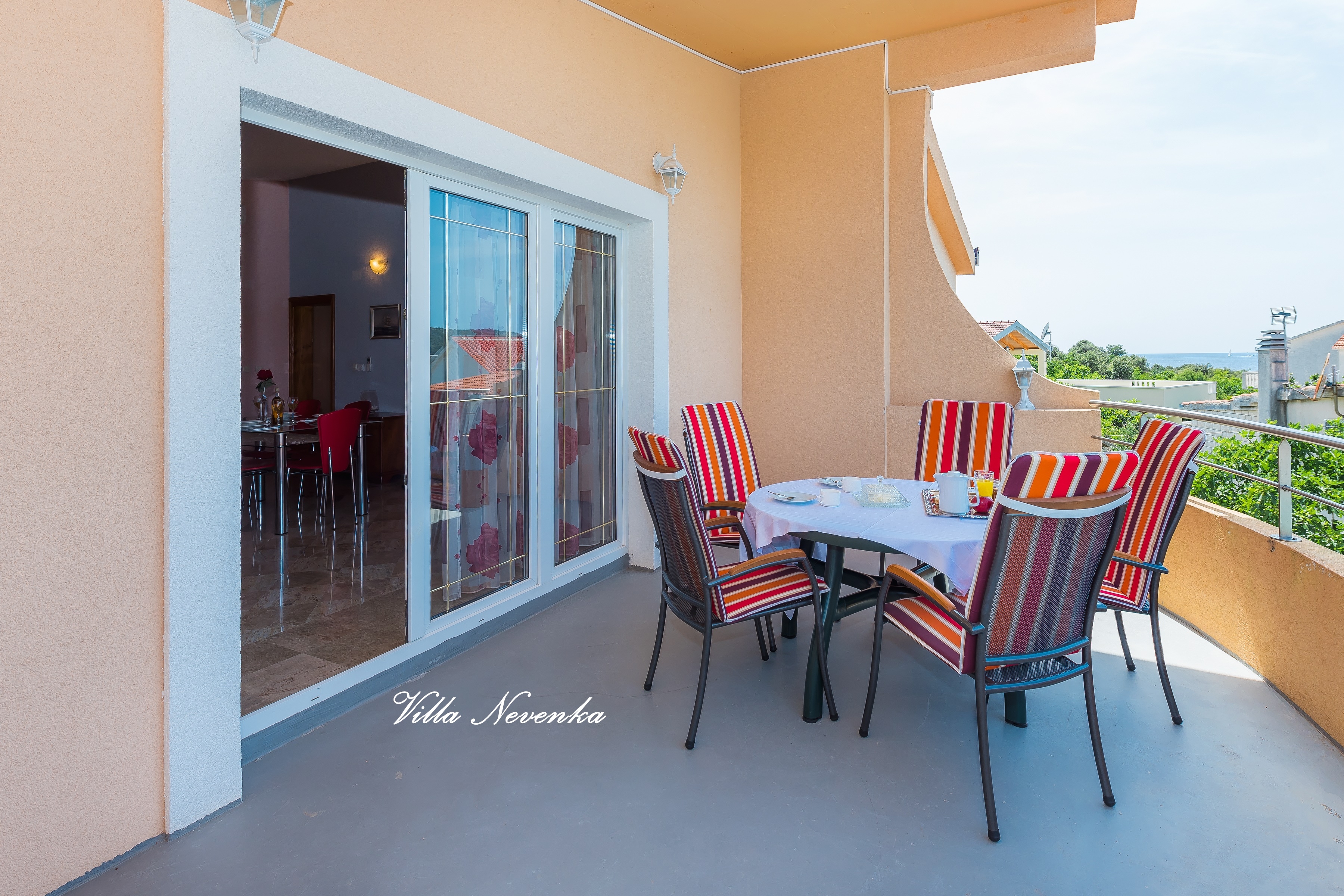 Two bedroom apartment with terrace and sea view Kanica, Rogoznica  A-a