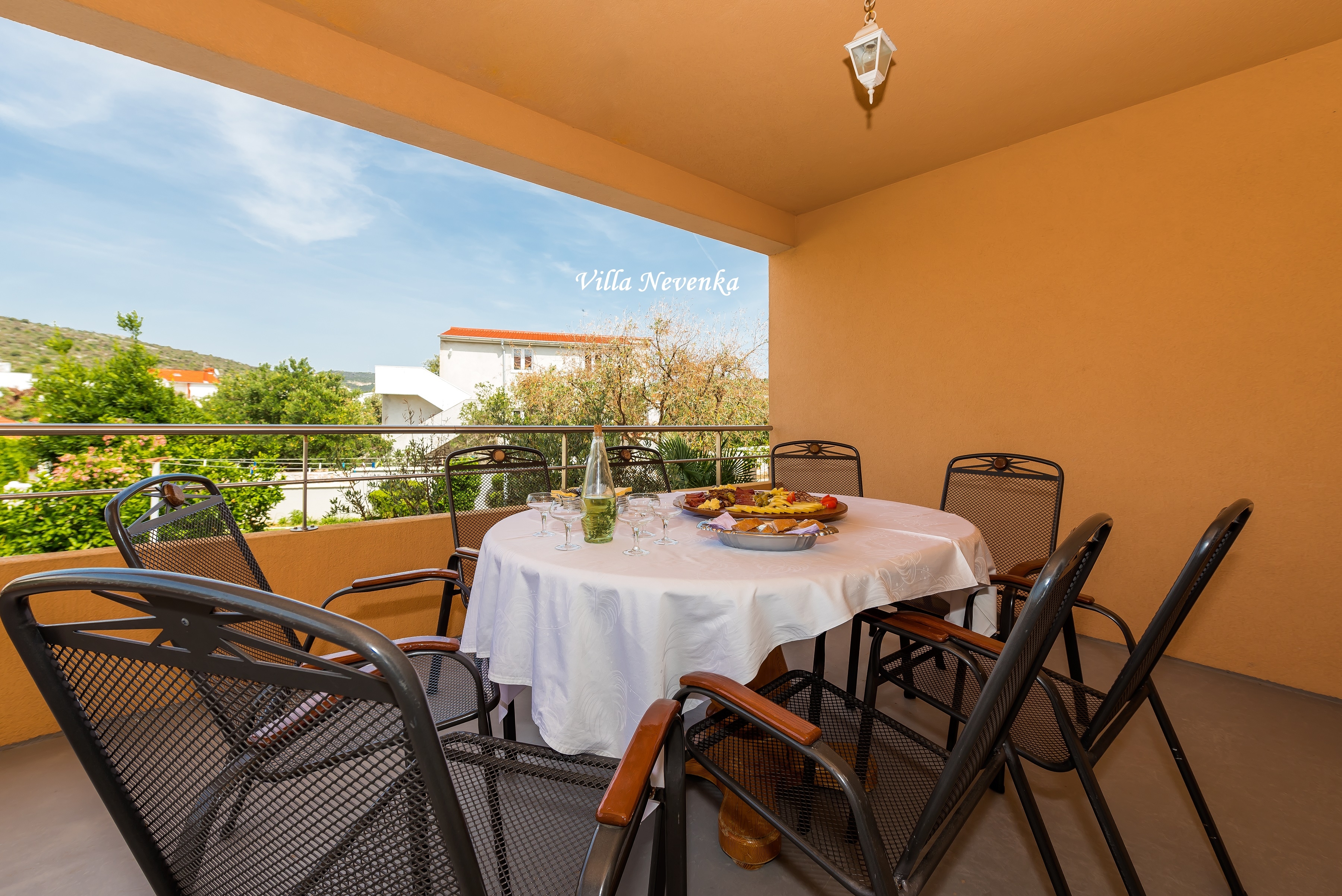 Four bedroom apartment with terrace and sea view Kanica, Rogoznica  A-c