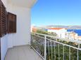 Slatine, Balkon 1 u smještaju tipa apartment, s pogledom na more, kućni ljubimci dozvoljeni i WiFi.