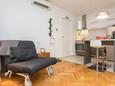 Dubrovnik, Jídelna v ubytování typu apartment, s klimatizací a WiFi.