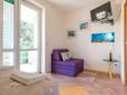 Dubrovnik, Ložnice v ubytování typu apartment, s klimatizací a WiFi.