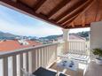 Zaton Mali, Terrasse dans l’hébergement en type apartment, avec la vue sur la mer et WiFi.