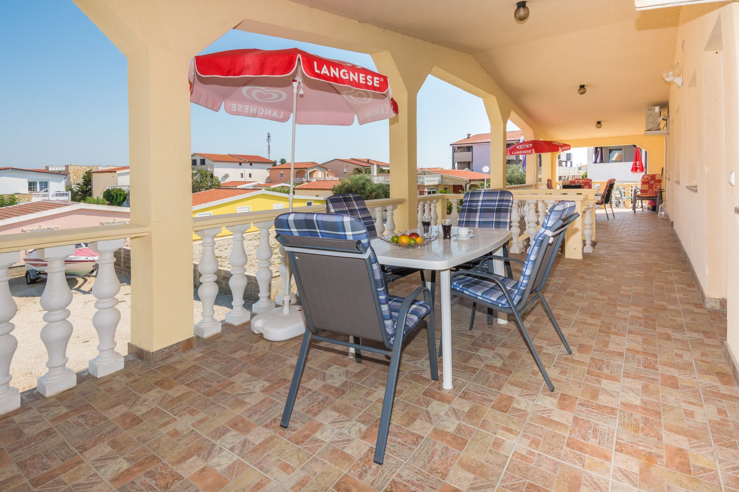 Two bedroom apartment with terrace and sea view Vir  A-a