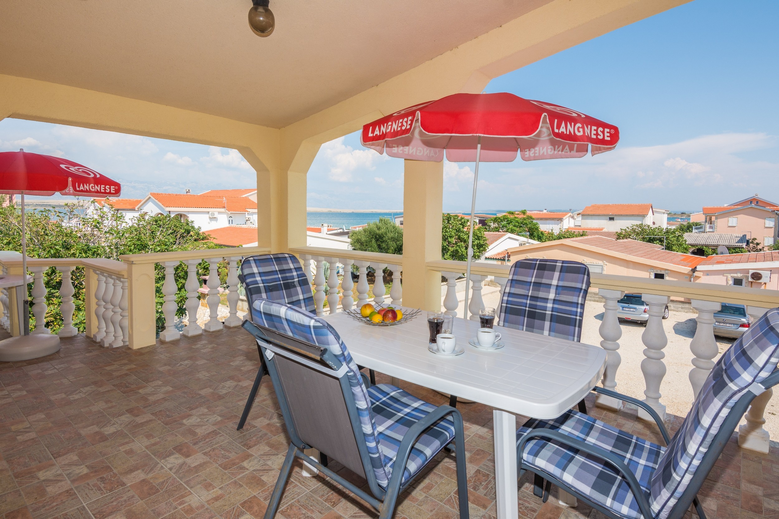Two bedroom apartment with terrace and sea view Vir  A-a