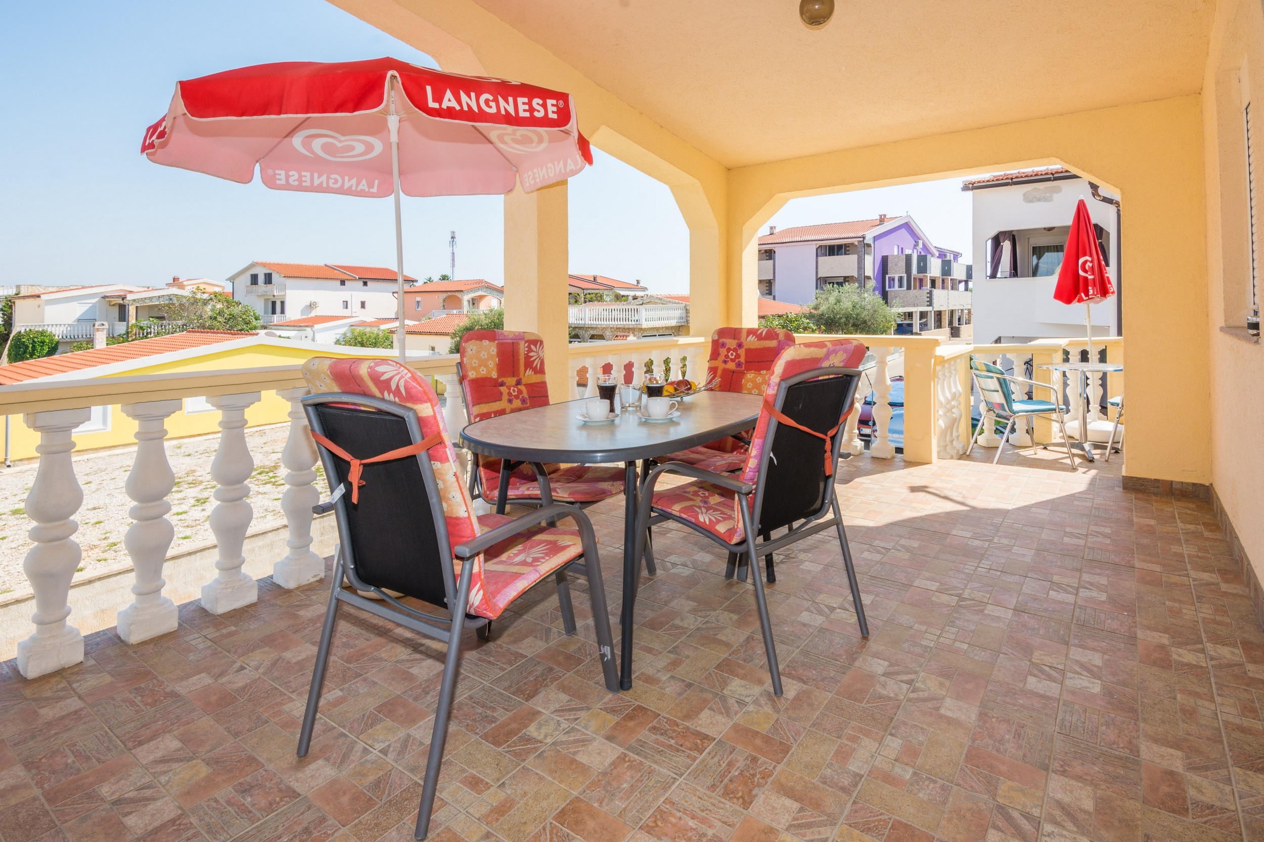 Two bedroom apartment with terrace and sea view Vir  A-b