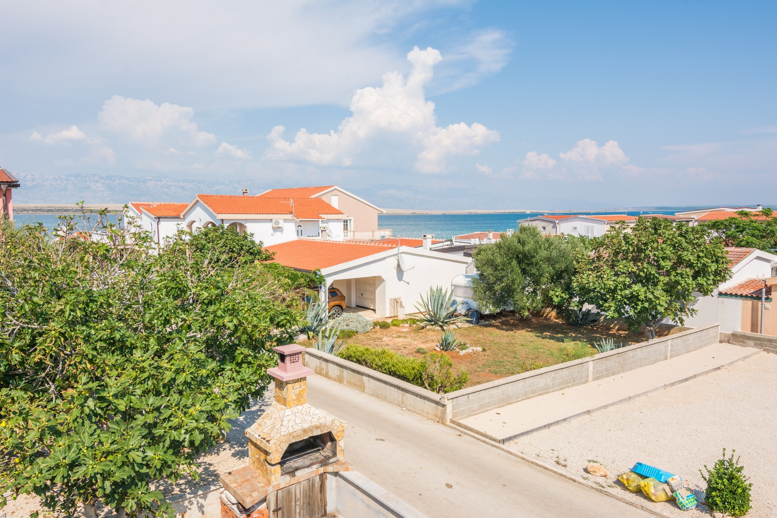 Two bedroom apartment with terrace and sea view Vir  A-b