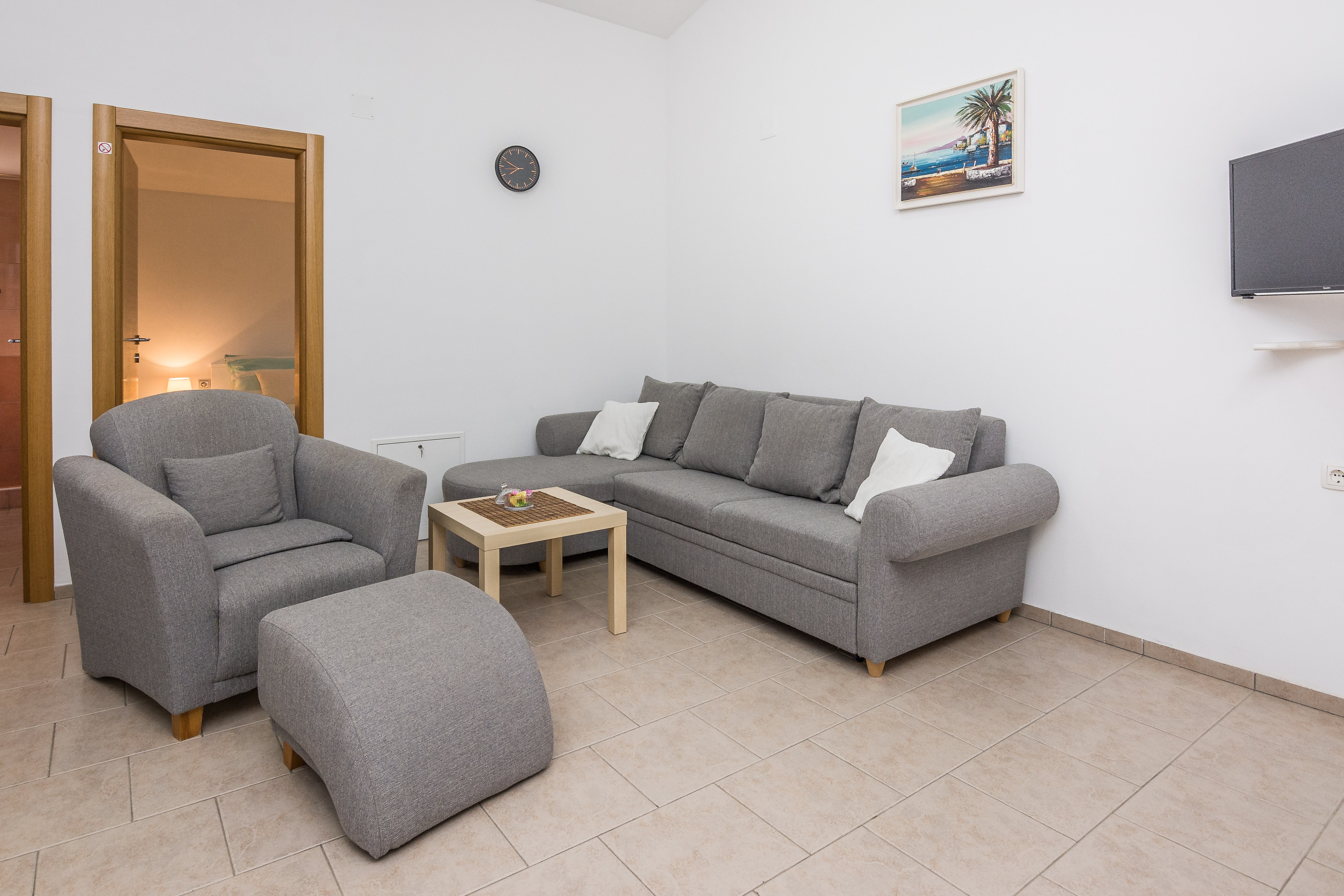 One bedroom apartment with terrace Vir (A-20337-b)
