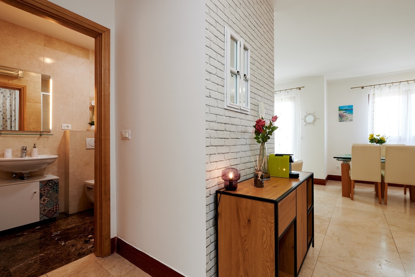 Two bedroom apartment with terrace and sea view Slatine, Čiovo  A-a