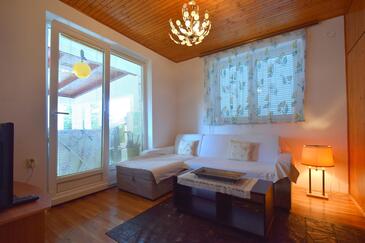 Malinska, Гостиная в размещении типа apartment, доступный кондиционер и WiFi.