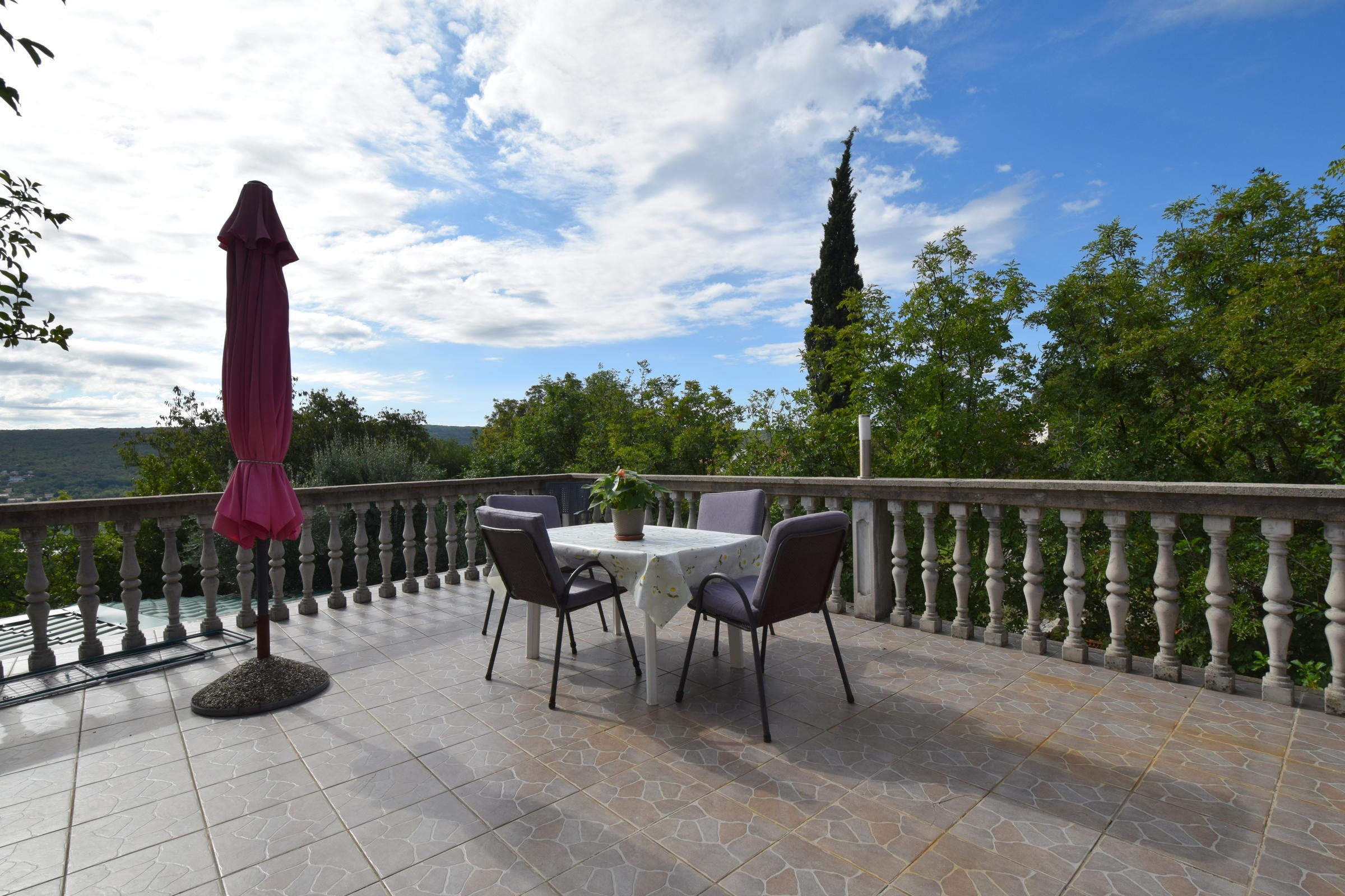 One bedroom apartment with terrace and sea view Čižići, Krk (A-20348-b)