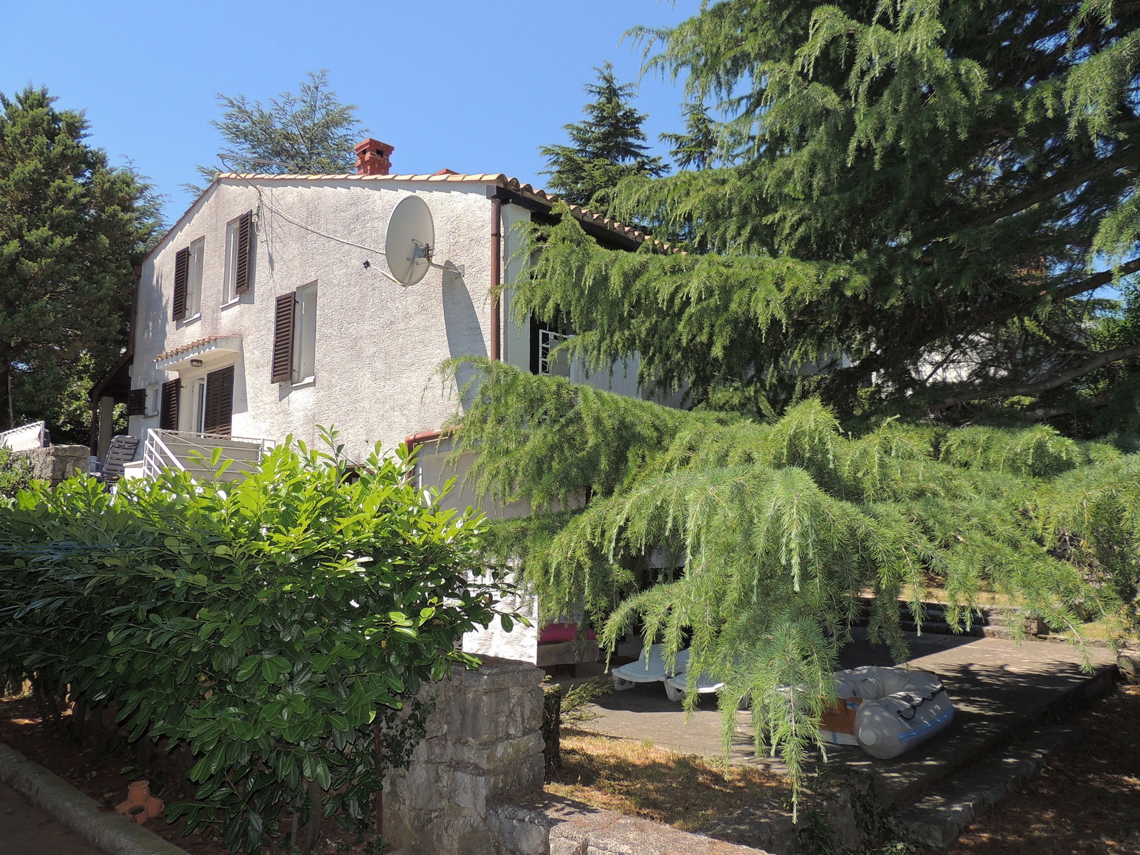 Two bedroom apartment with terrace and sea view Vantačići, Krk (A-20356-a)