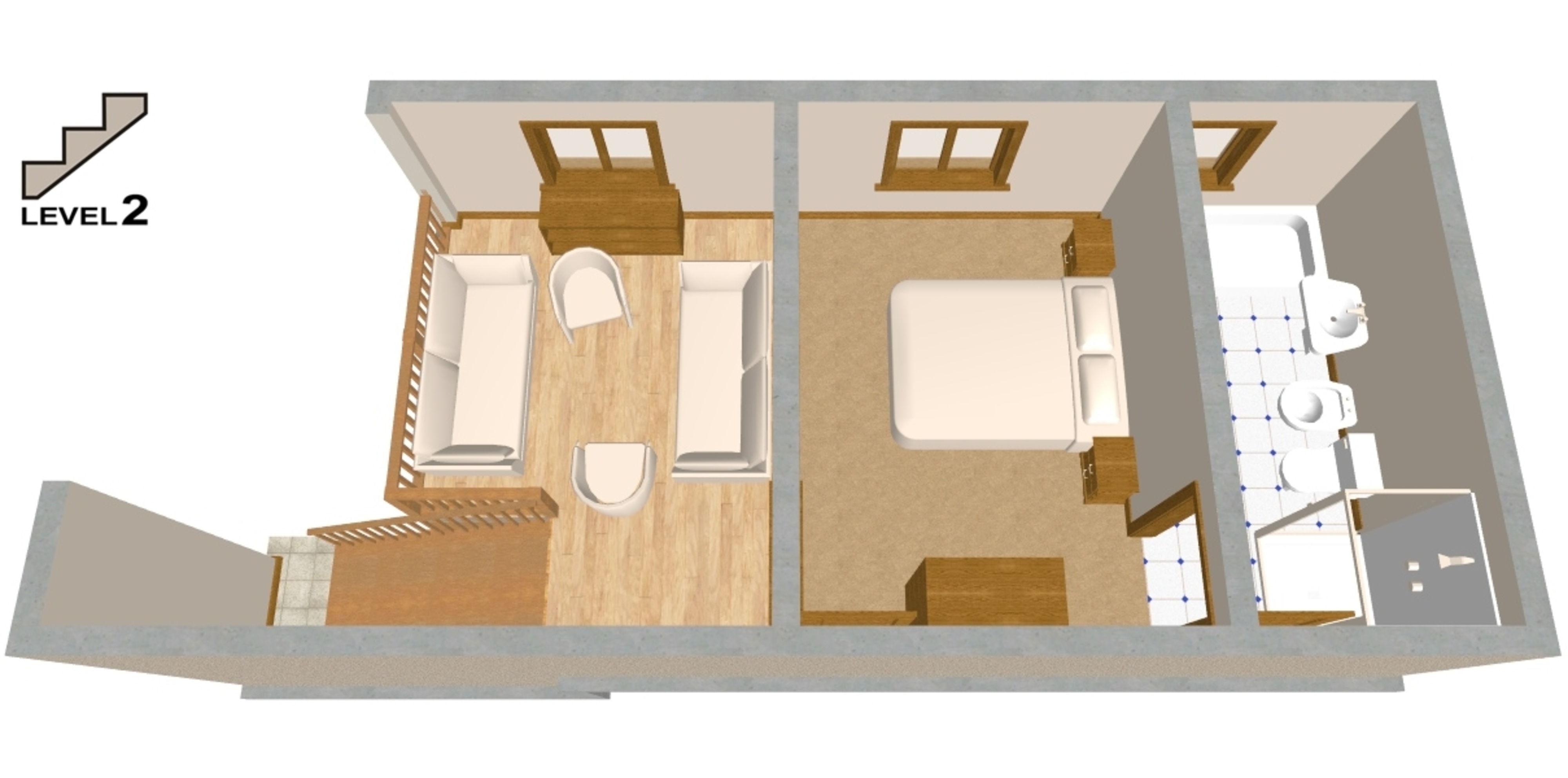 Two bedroom apartment with terrace and sea view Seget Vranjica, Trogir  A-a