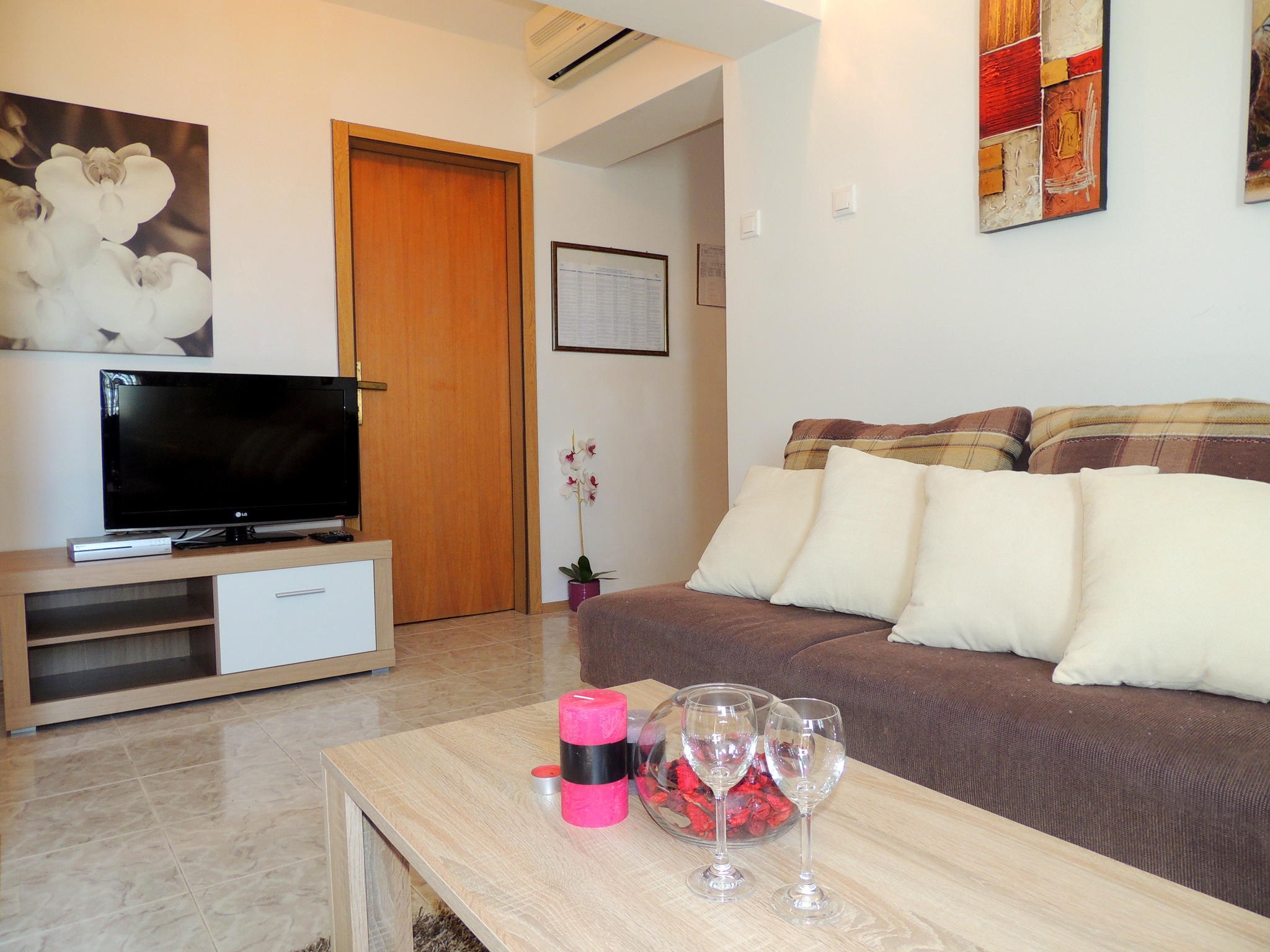 One bedroom apartment with terrace and sea view Malinska, Krk (A-20370-a)