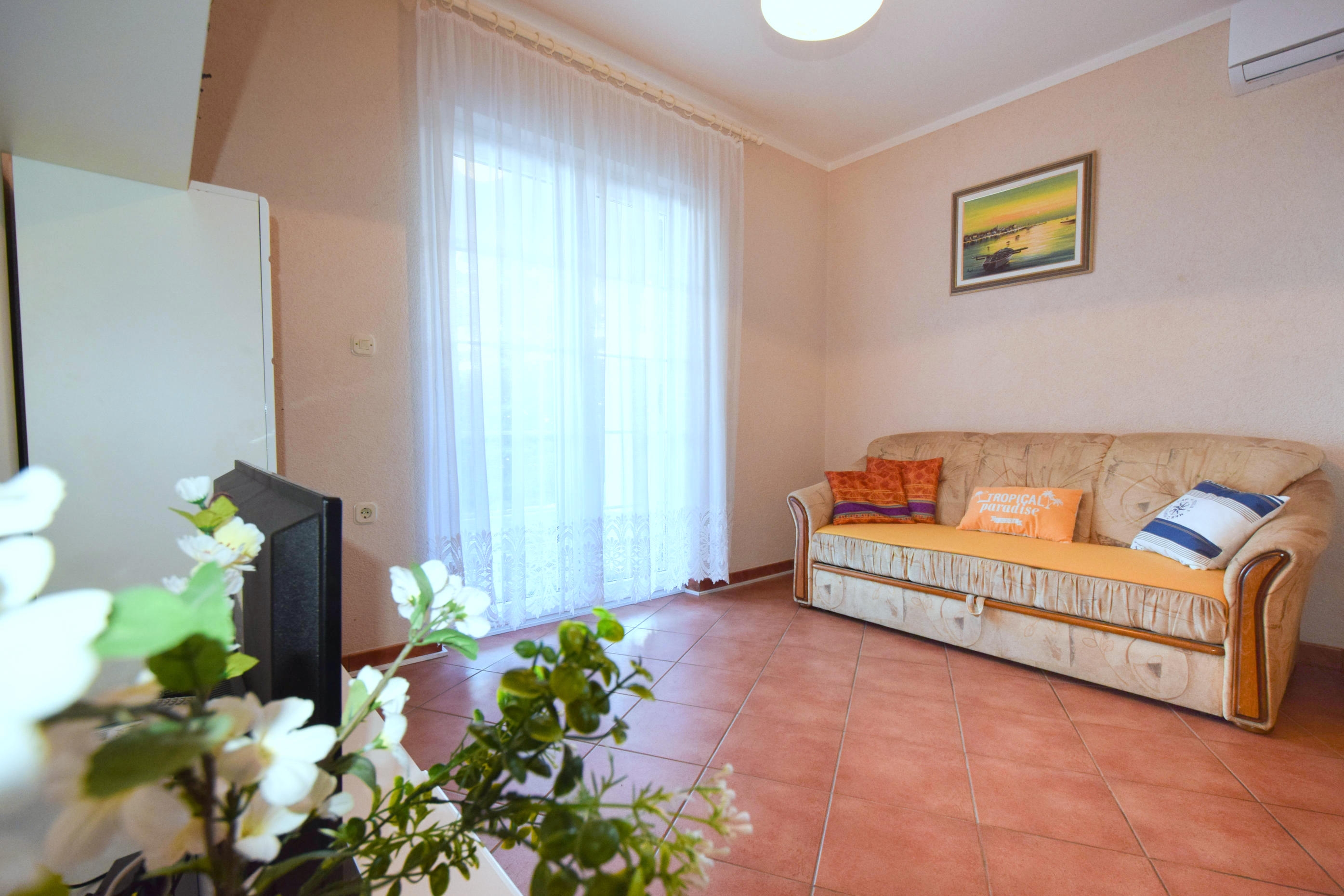 One bedroom apartment with terrace Malinska, Krk (A-20371-a)