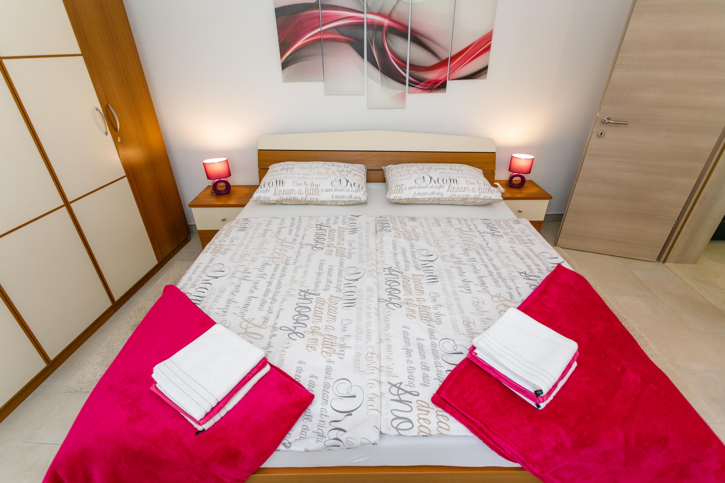 One bedroom apartment with terrace Malinska, Krk  A-a