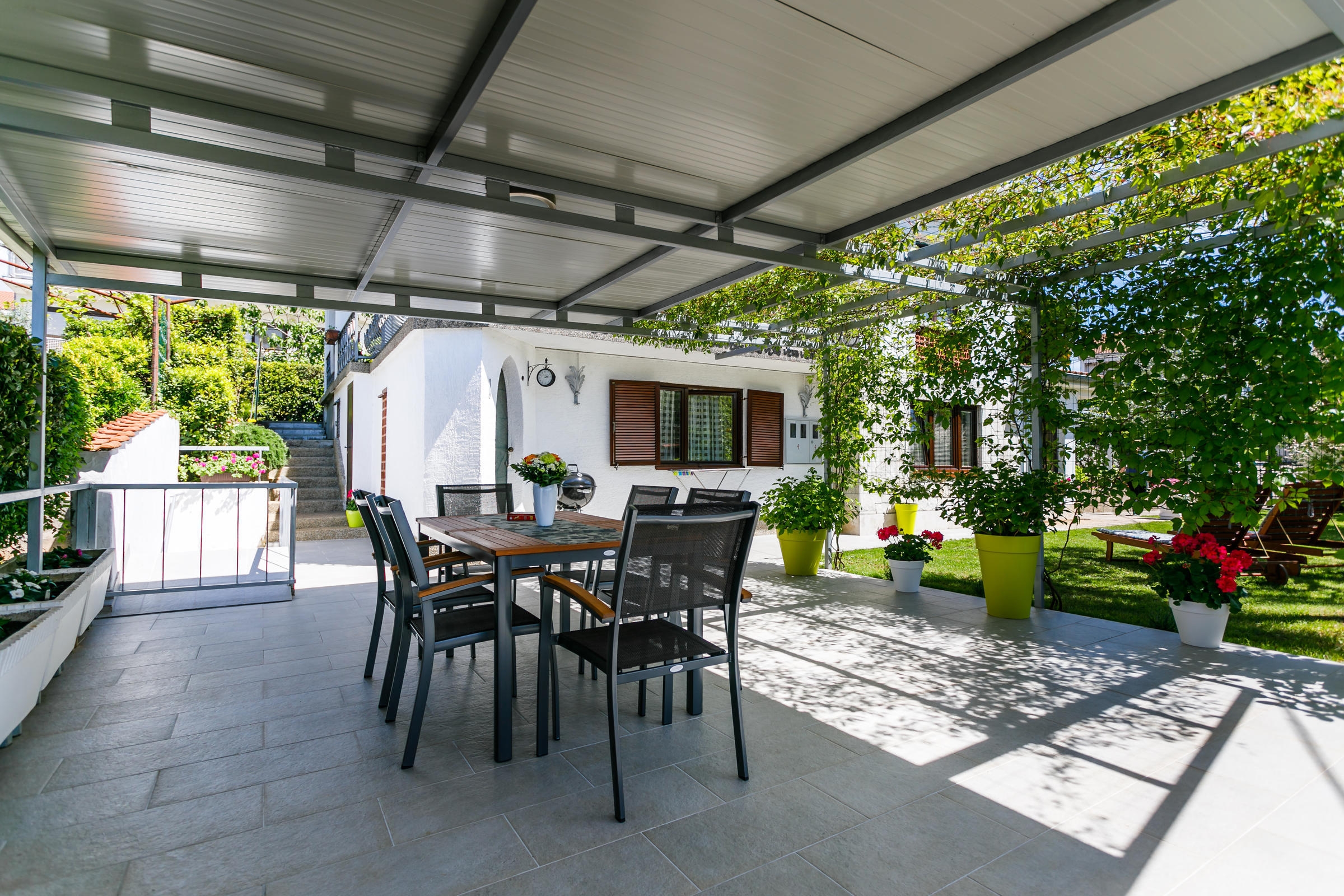 One bedroom apartment with terrace Malinska, Krk  A-a